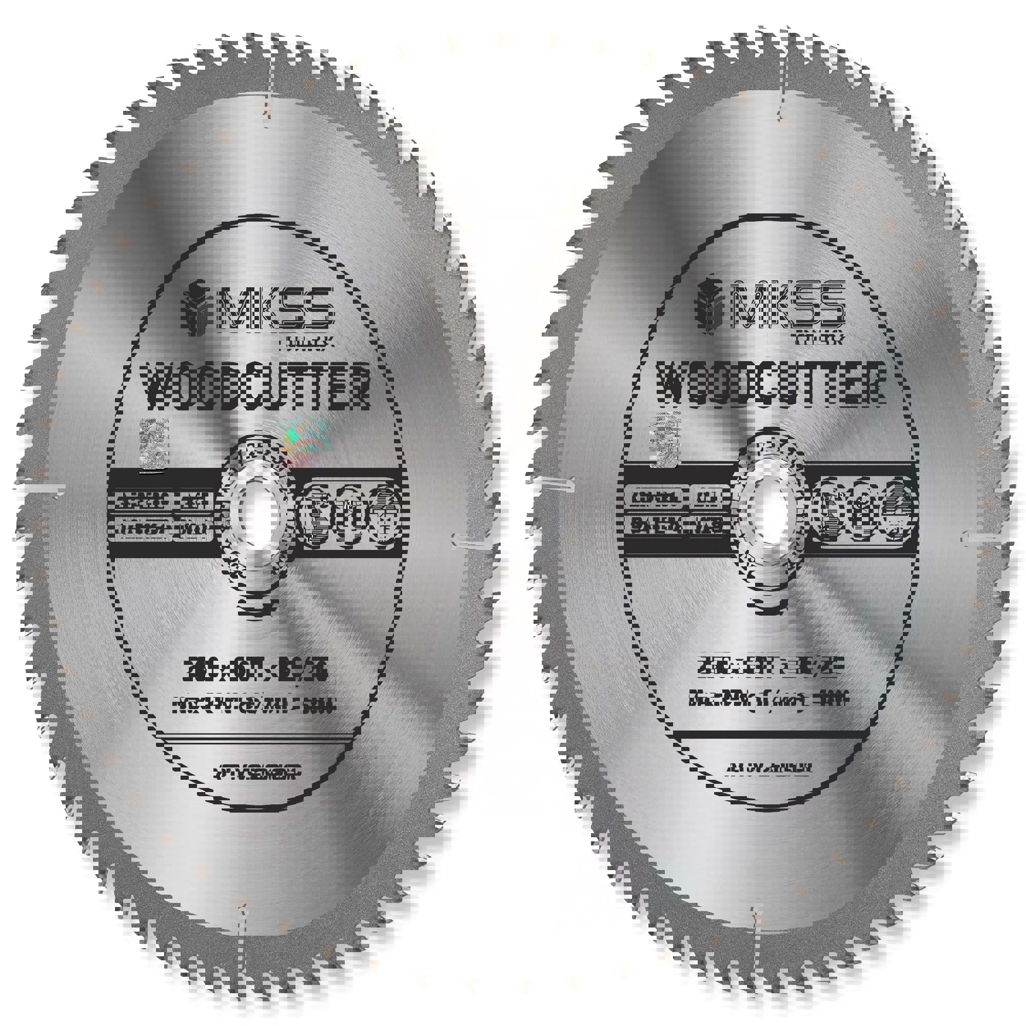 Изображение товара Диск пильный по дереву MKSS Toolbox Woodcutter WC2600 60Т 260x30x1.7 мм