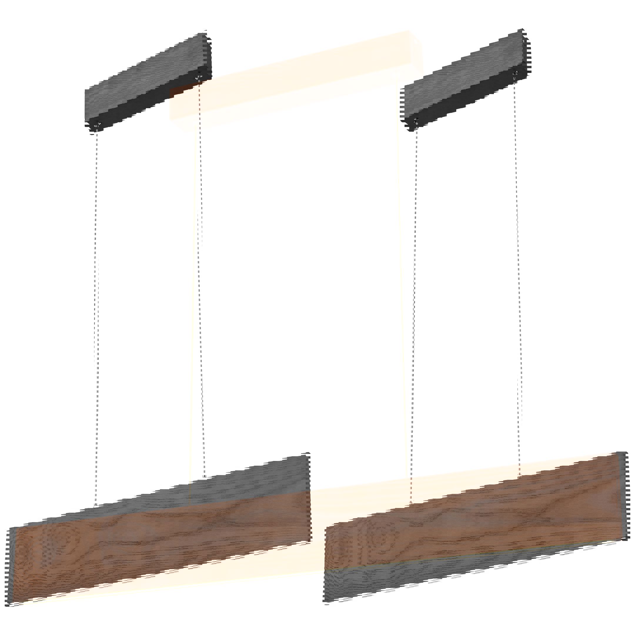 Изображение товара Светильник подвесной светодиодный Wertmark Edda We514.01.703 5 м² нейтральный белый свет цвет коричневый