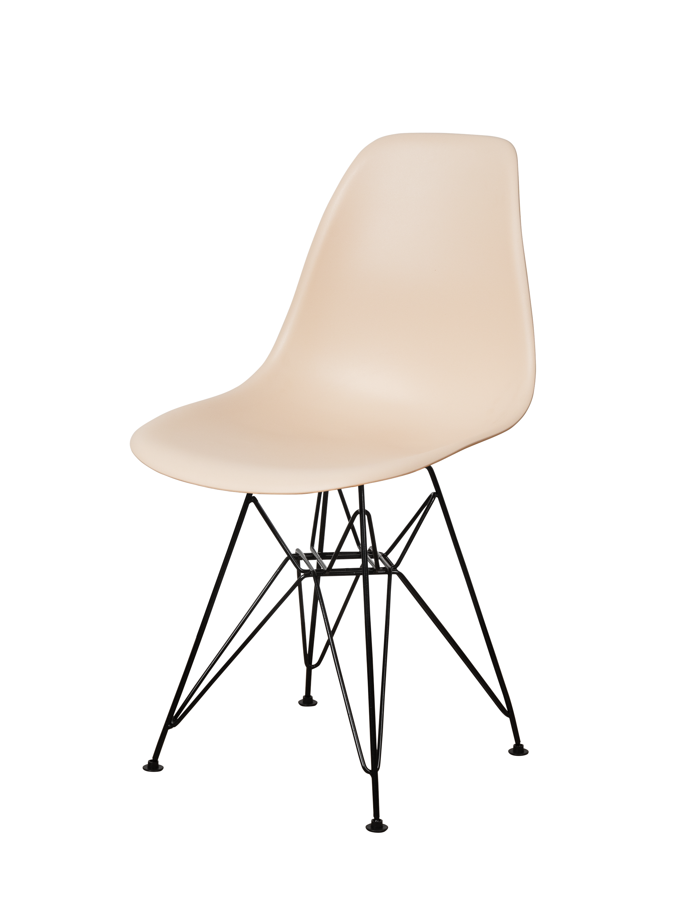 Изображение товара Кухонный стул Derstuhl Black 45x82x45 см из пластика с металлическим каркасом