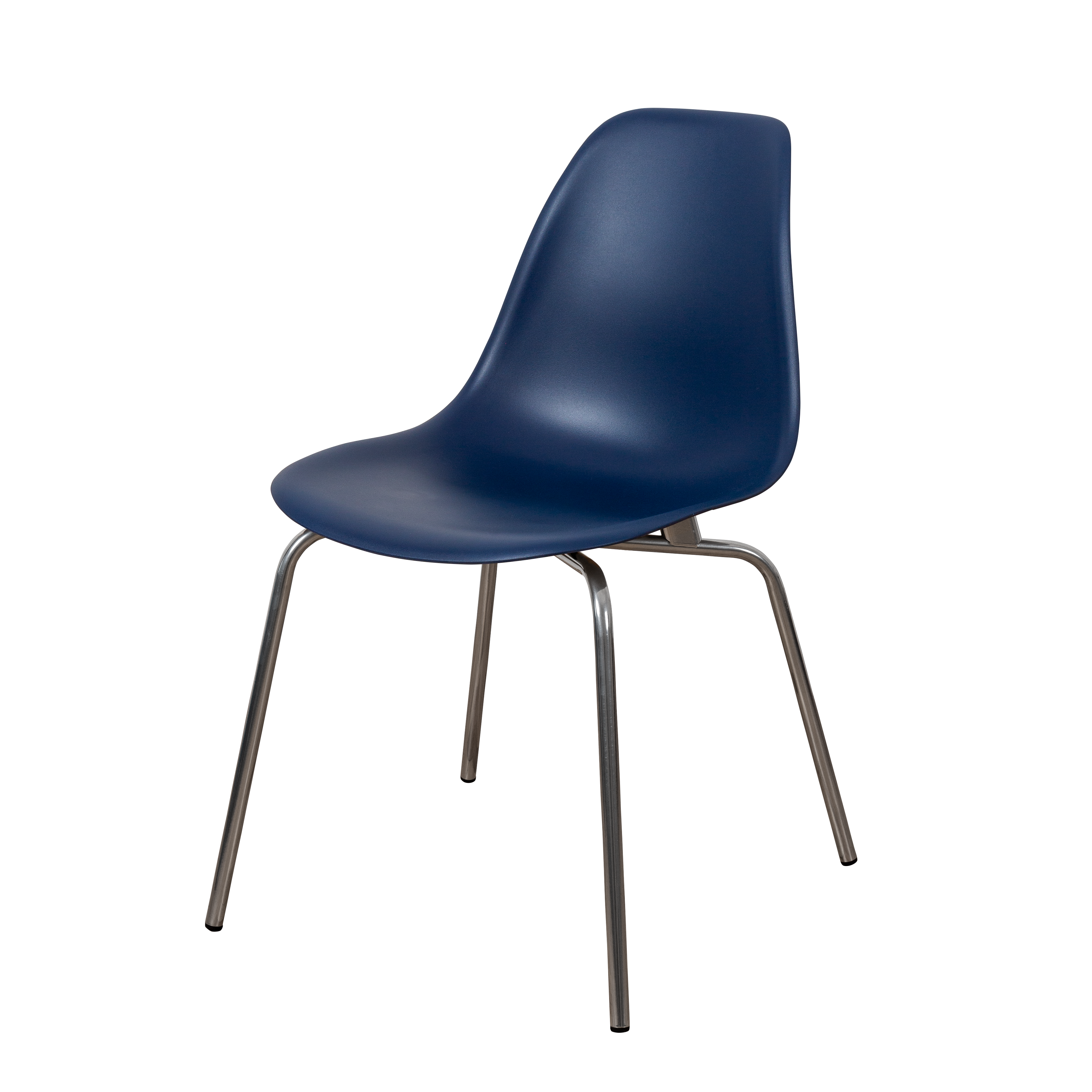 Изображение товара Кухонный стул из полипропилена и металла Derstuhl Elegant темно-синий