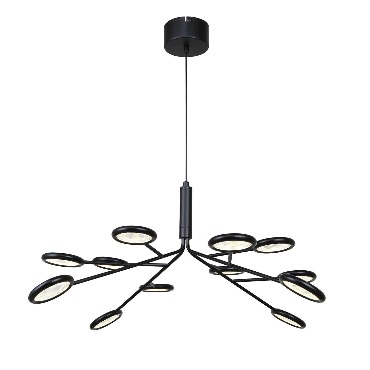 Изображение товара Люстра подвесная Favourite Mugs 4252-12p для комнаты до 10 м² с объемным освещением