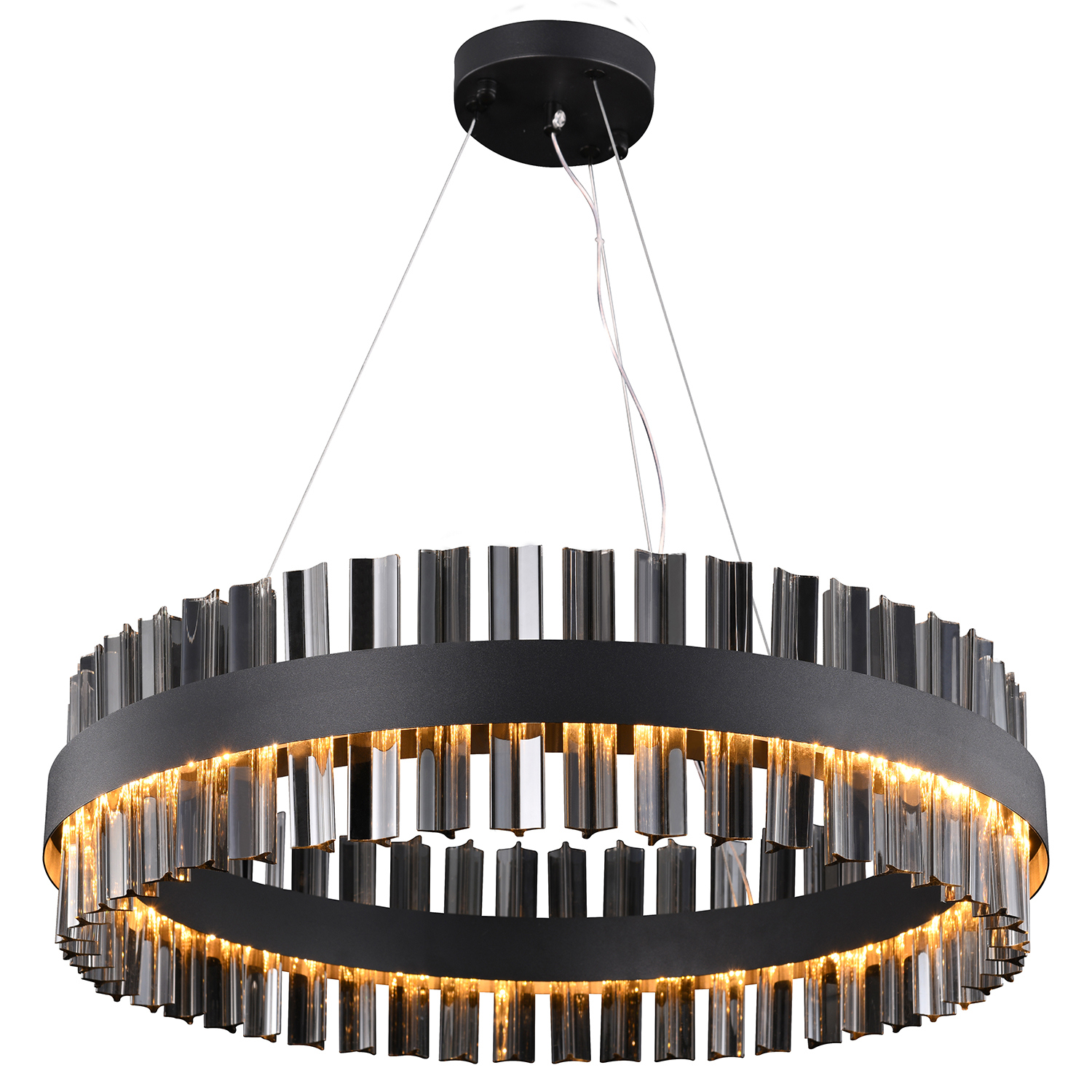 Изображение товара Люстра подвесная светодиодная Favourite Marquis 4262-6p 7 м² нейтральный белый свет цвет черный