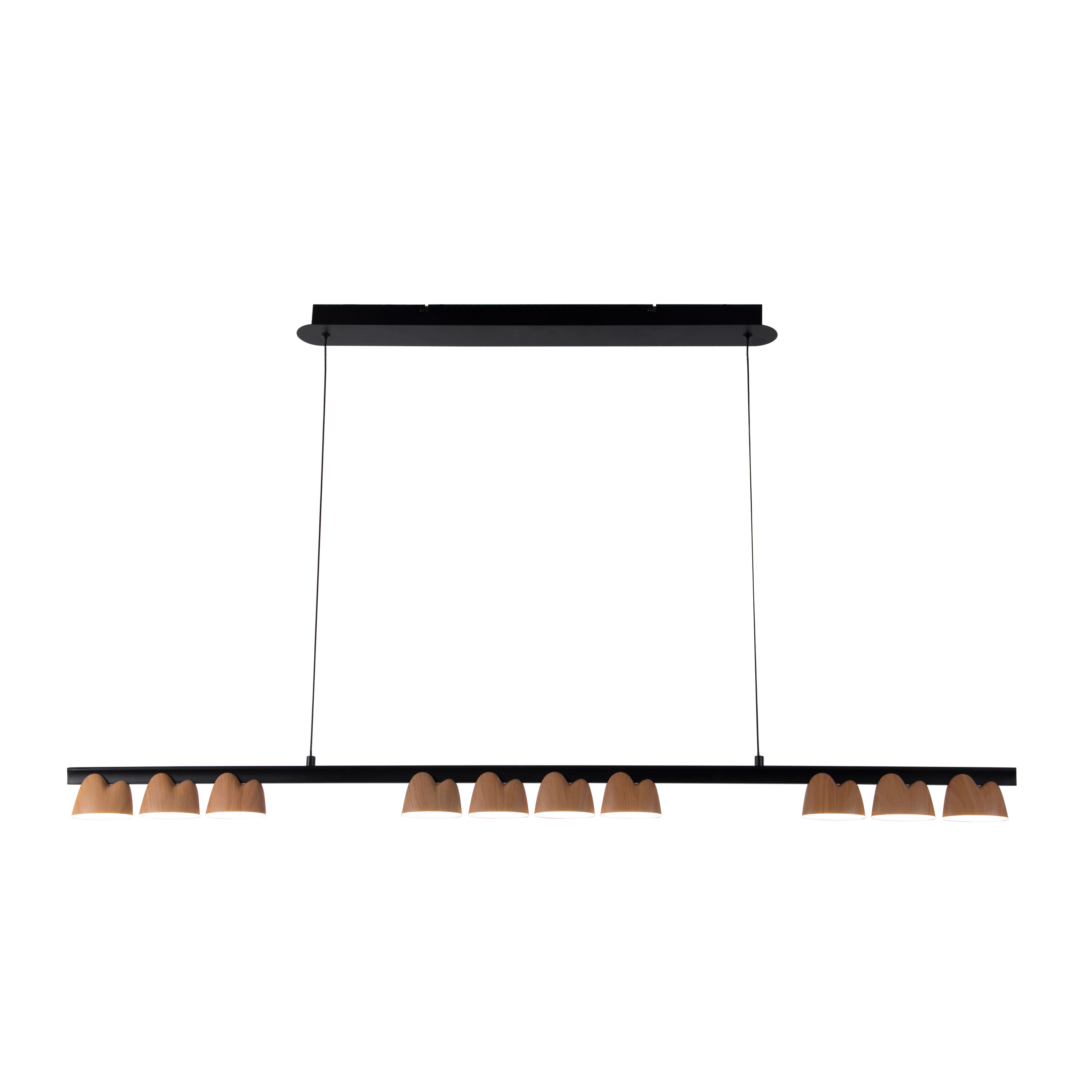 Изображение товара Люстра подвесная Favourite Interline 4266-10p 7 м² нейтральный белый свет черная