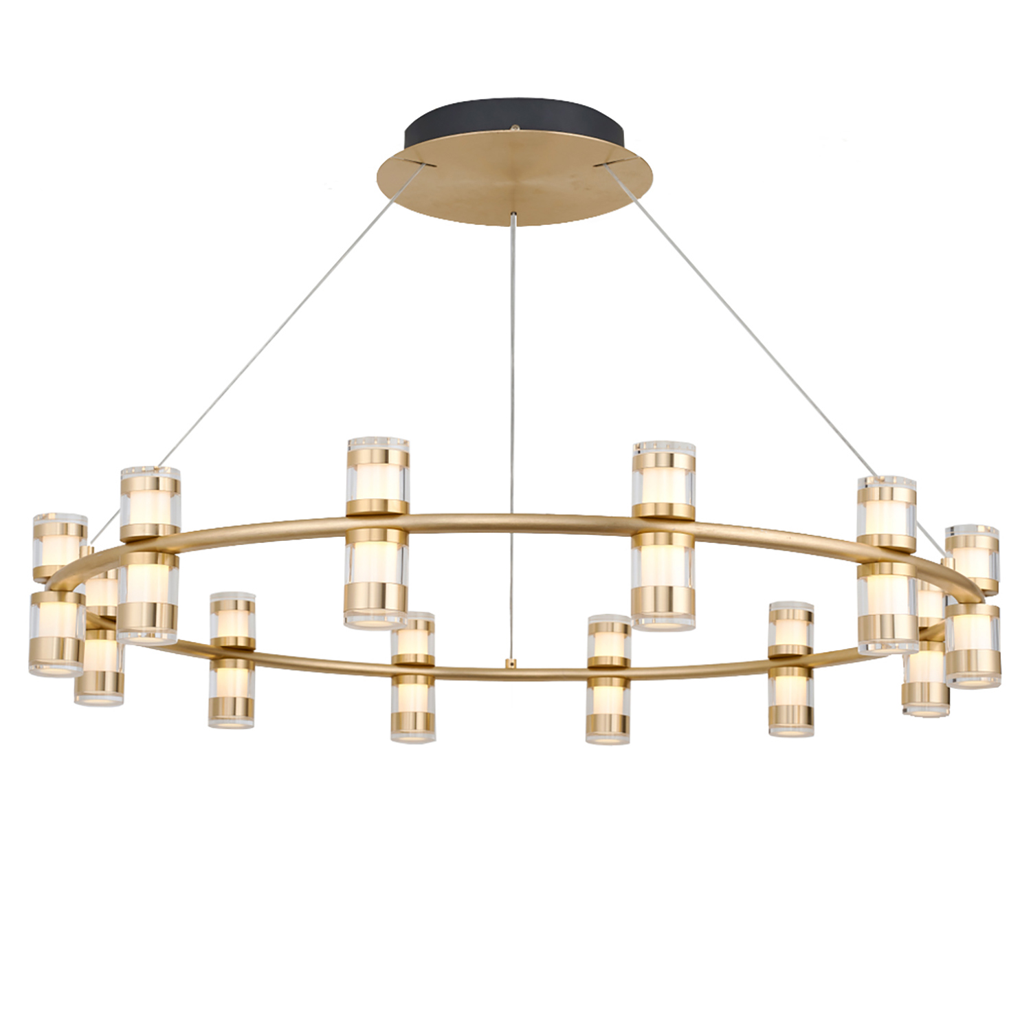 Изображение товара Люстра подвесная Favourite Ampullen 4323-12p белый свет серебро и золото для интерьера