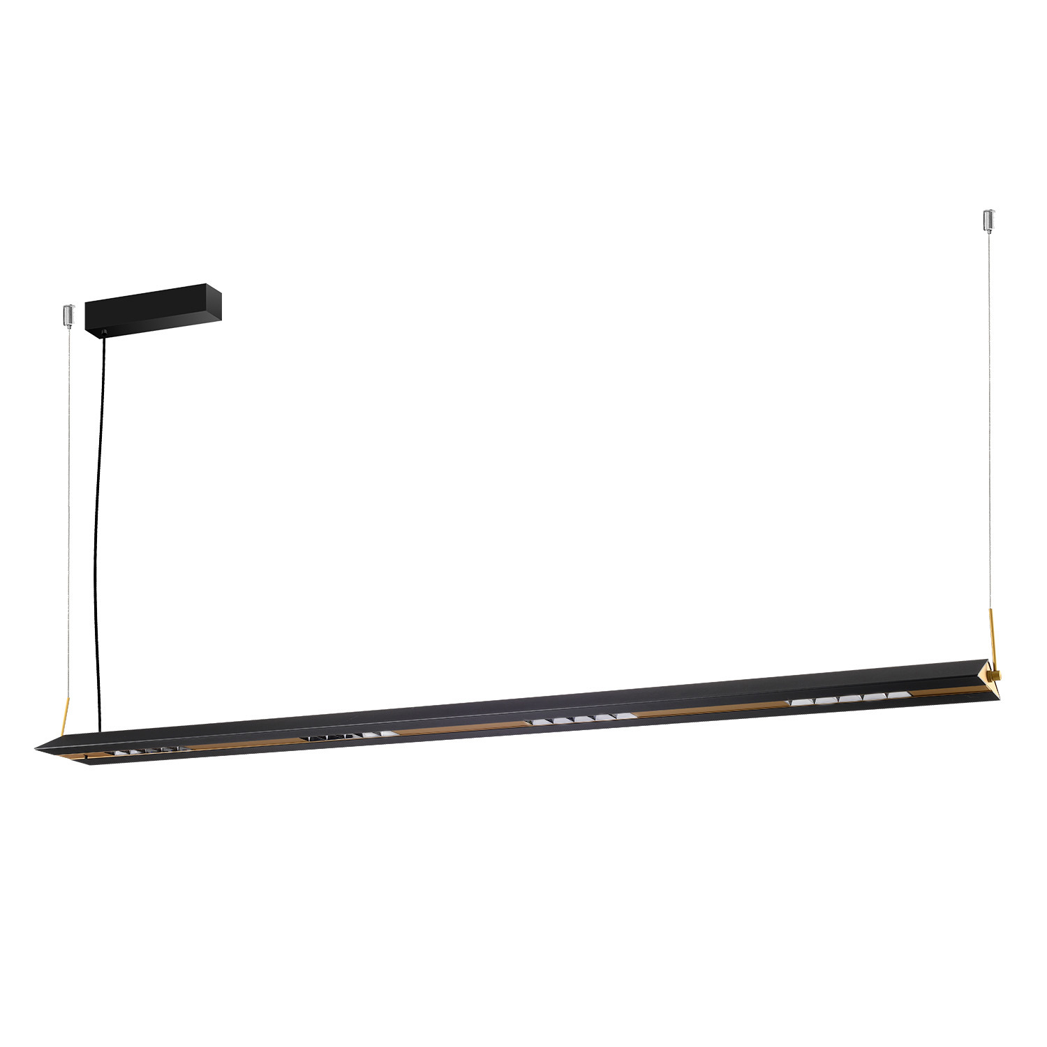 Изображение товара Люстра подвесная светодиодная Favourite Norman 9 м² регулируемый белый свет цвет черный