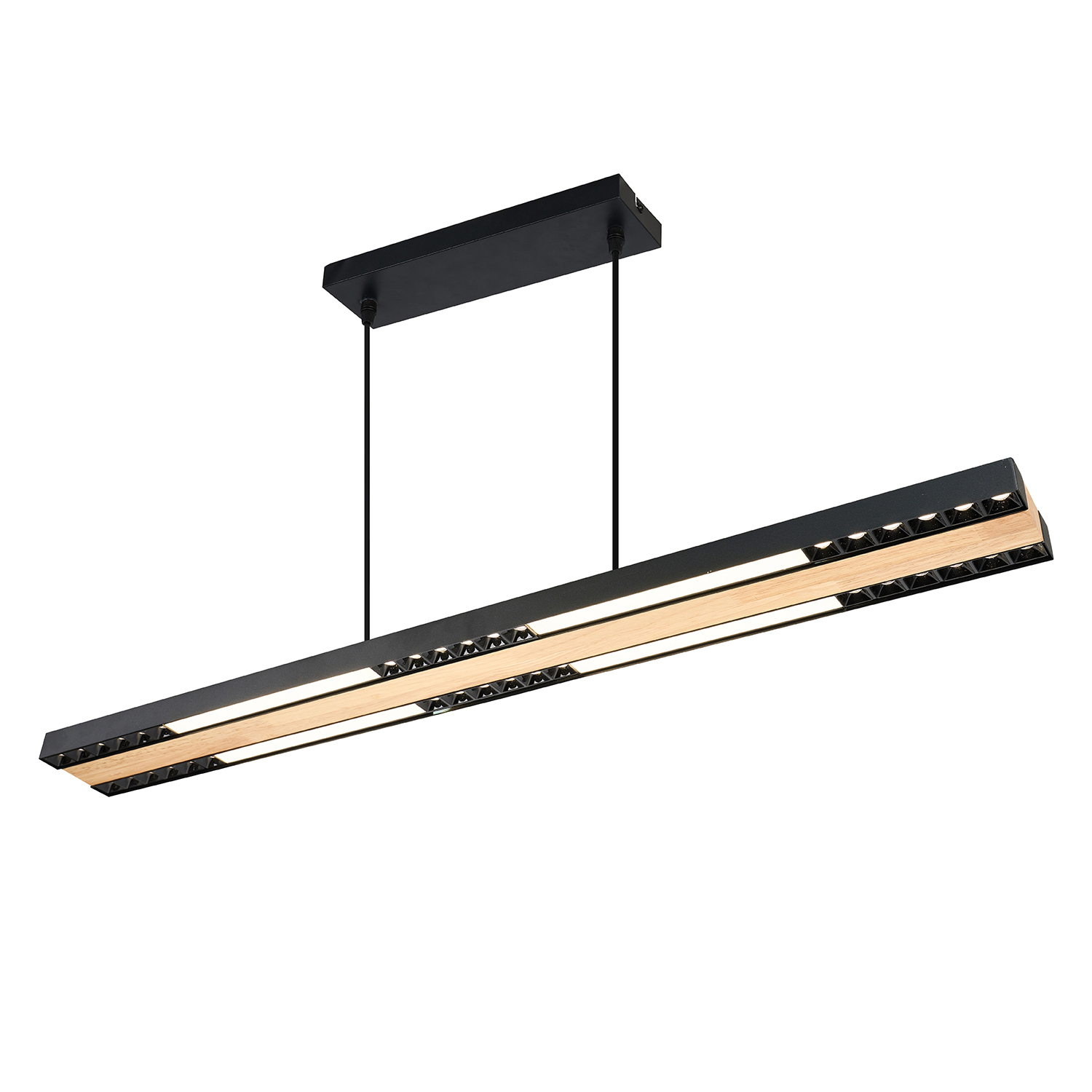 Изображение товара Подвесная светодиодная люстра Favourite Zebra 4440-4p черный с белым светом 8 м²