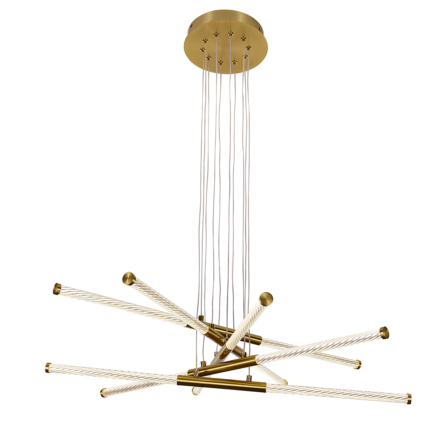 Изображение товара Люстра подвесная Favourite Vigas 4469-5p 55W нейтральный белый свет золотистая