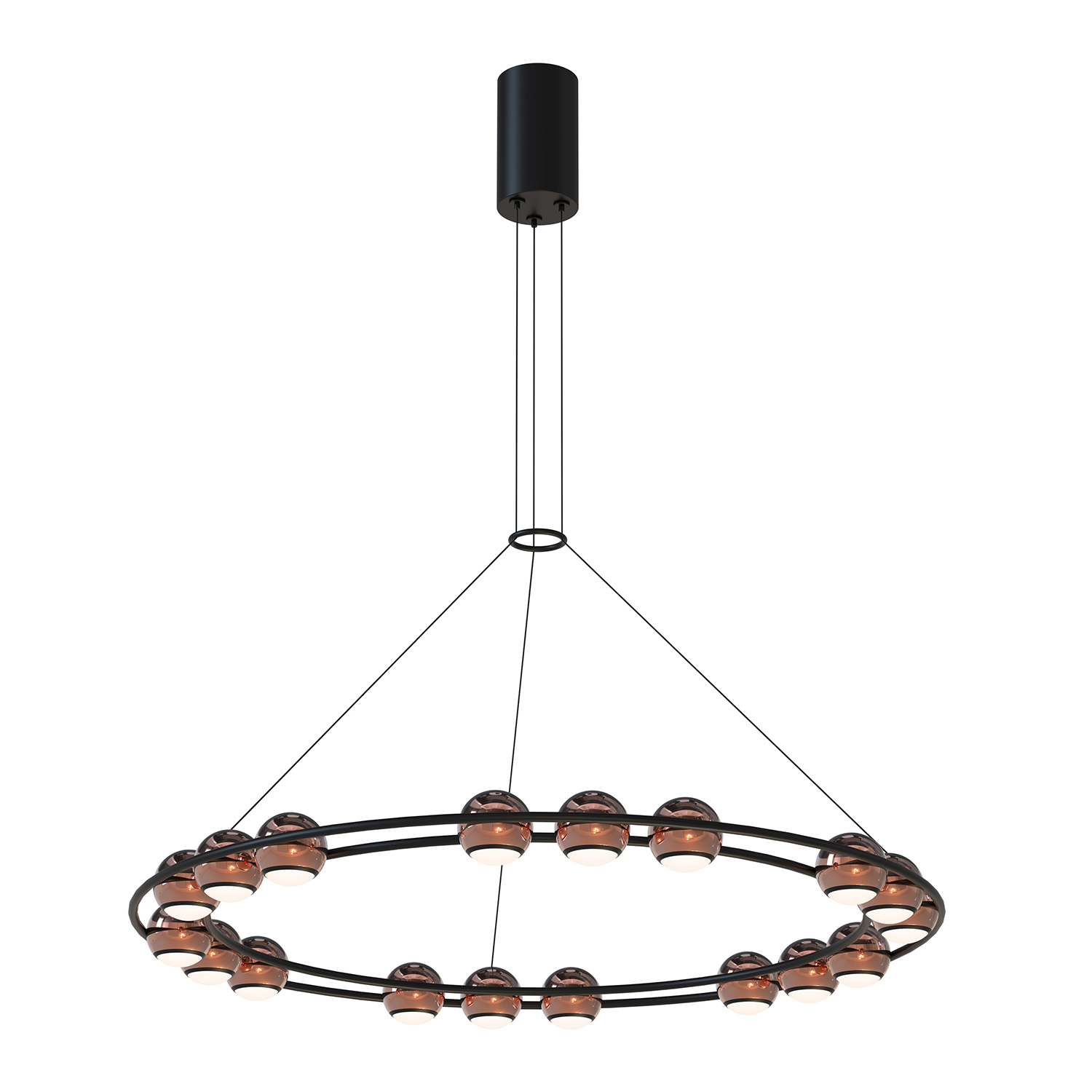 Изображение товара Люстра подвесная Favourite Sturm 4561-18p с регулируемой высотой и 18 плафонами