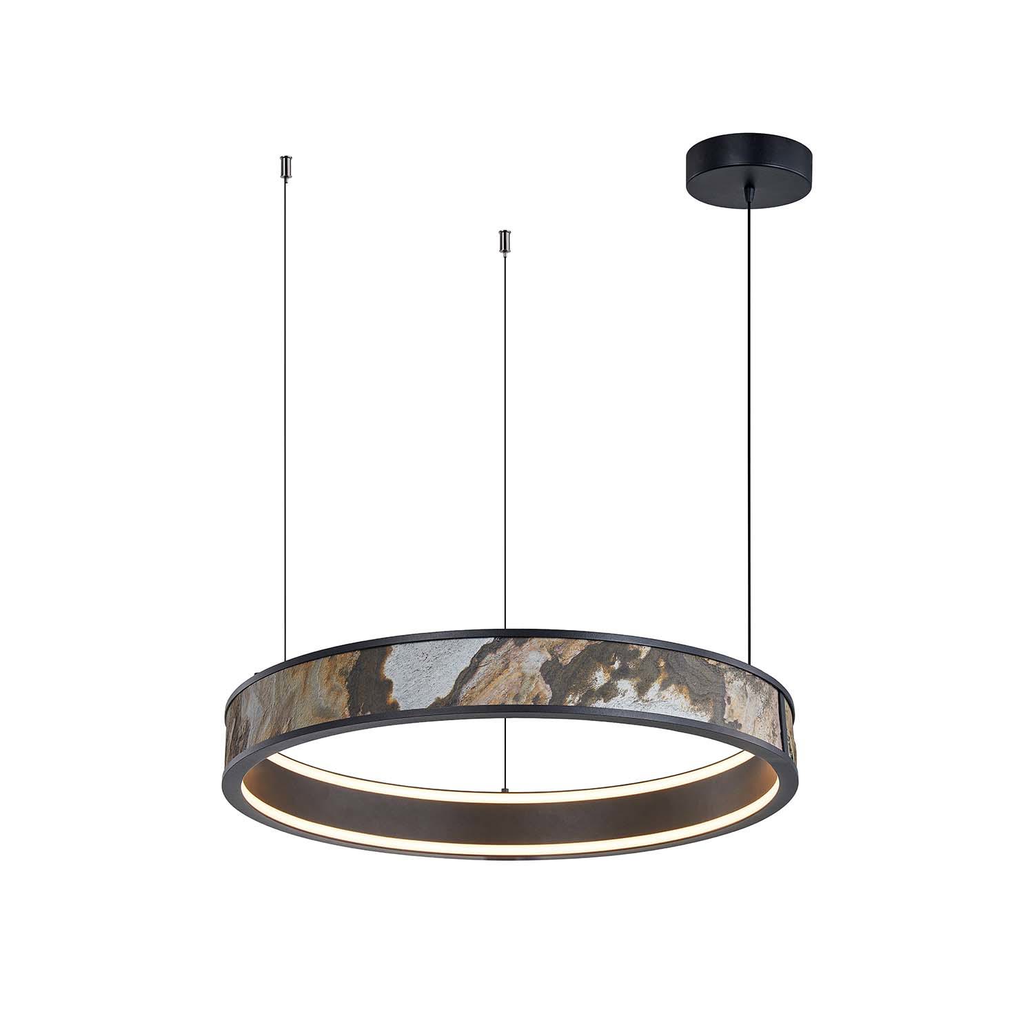 Изображение товара Люстра подвесная светодиодная Favourite Lago 4598-1p современный дизайн 10 м² черный