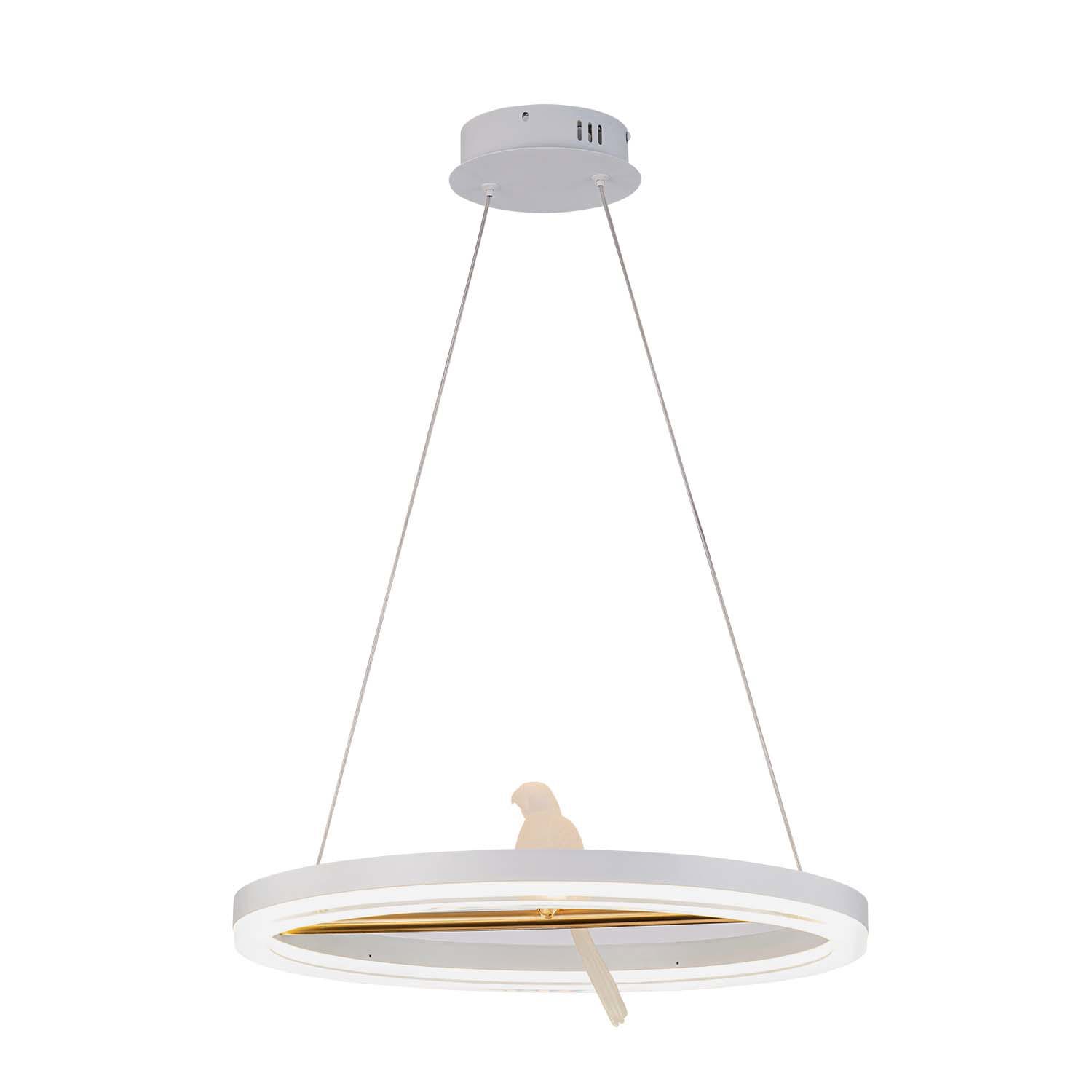 Изображение товара Люстра подвесная Favourite Bardy 4653-1p белая для детской комнаты 6.977 м²