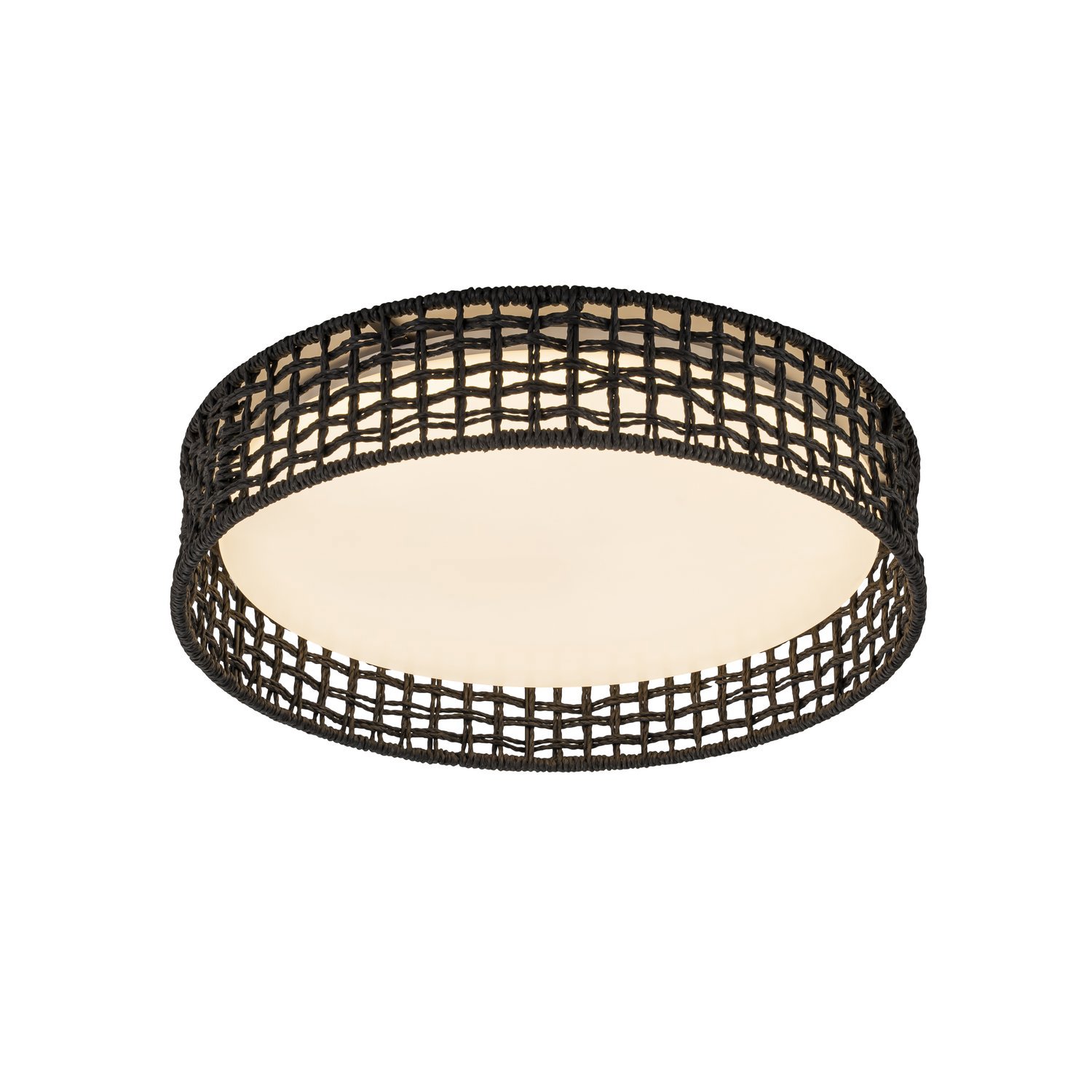 Изображение товара Люстра потолочная светодиодная Favourite Conrad с пультом управления 6 м² регулируемый белый свет цвет черный