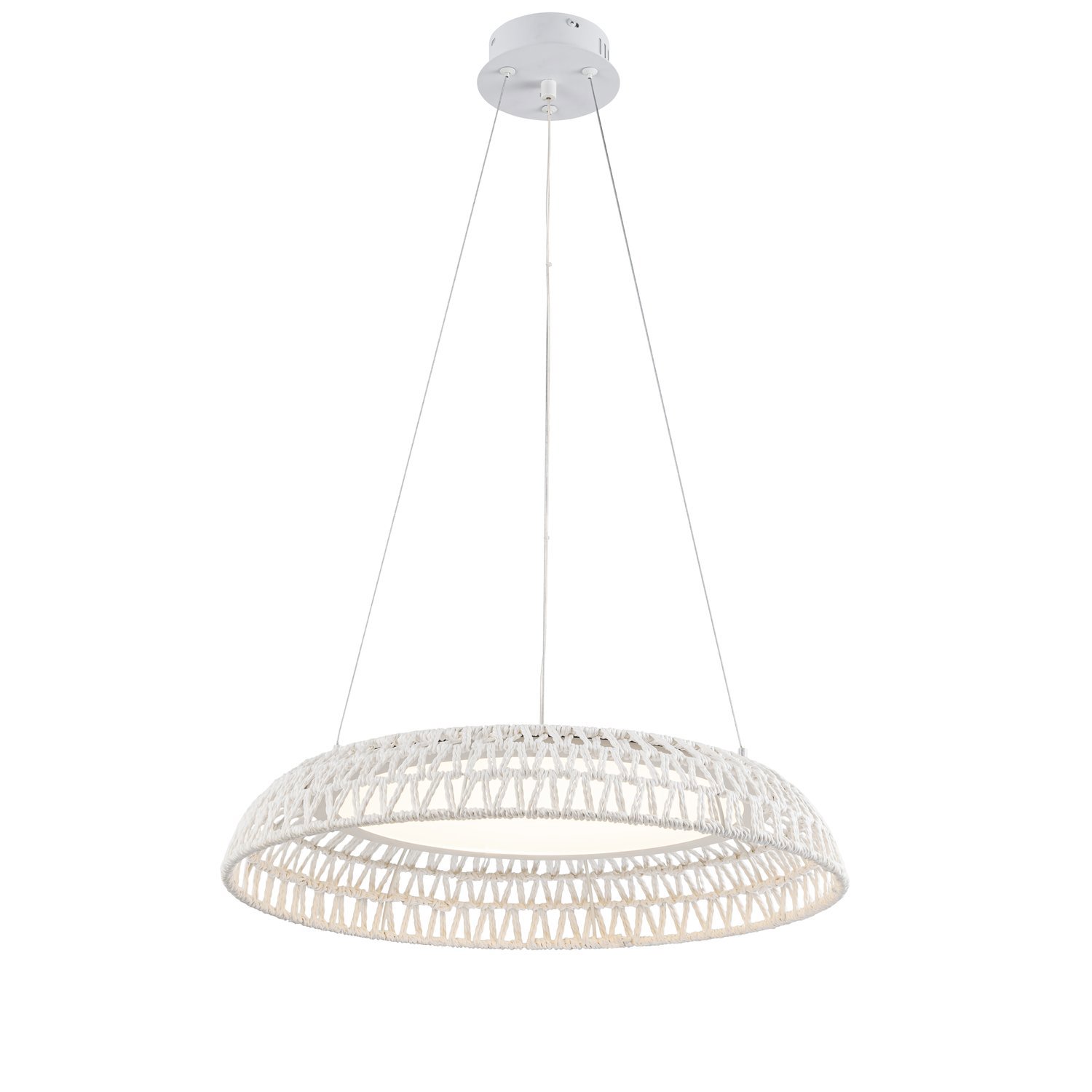 Изображение товара Люстра подвесная Favourite Conrad 4751-5p с LED и абажуром из переработанной бумаги