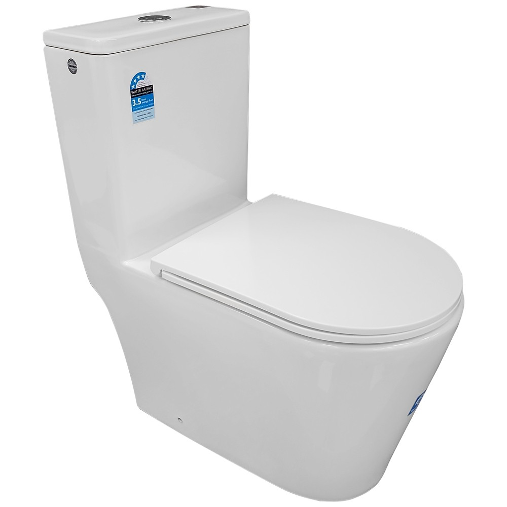 Изображение товара Унитаз Bloomix S-Line 2325T/UF1 Ceramic+ моноблок безободковый торнадо