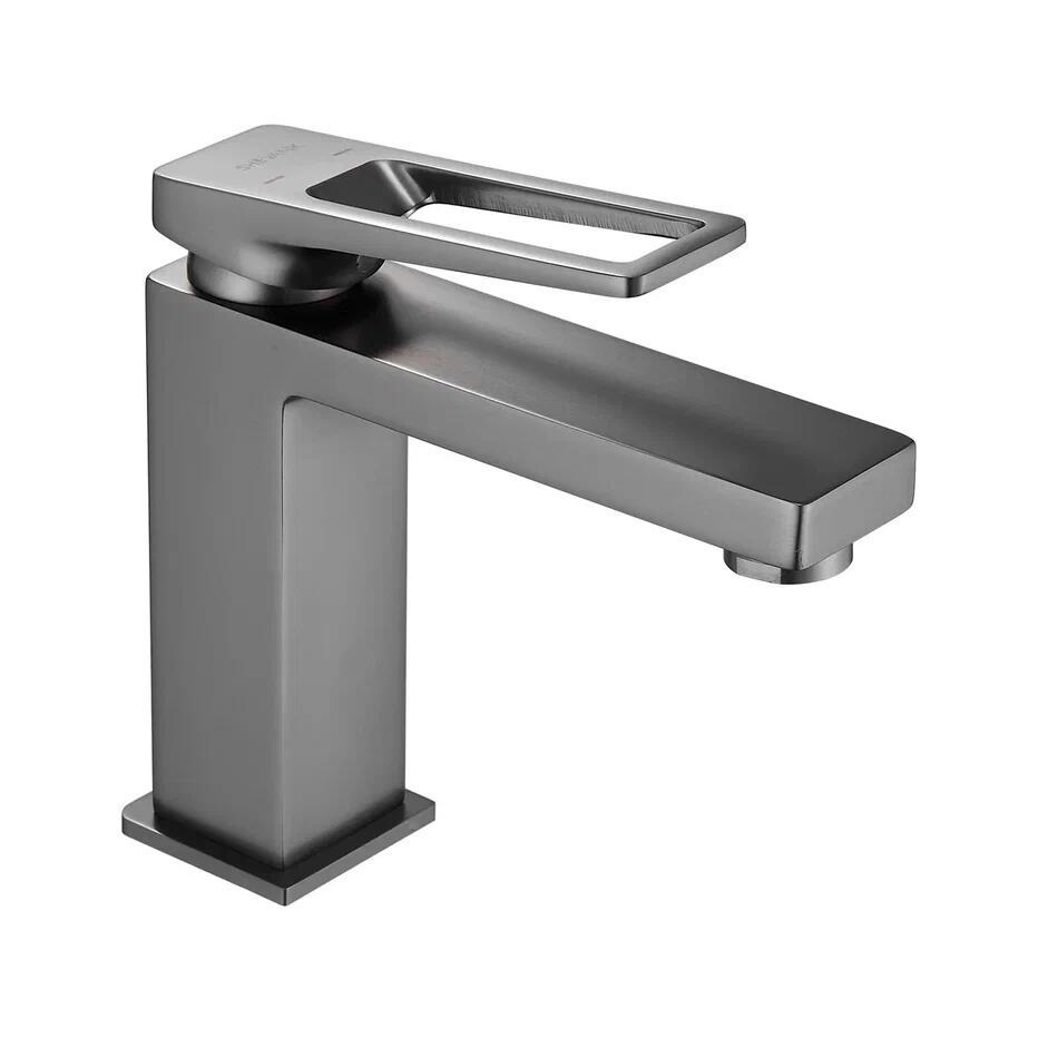 Изображение товара Смеситель для раковины Shevanik S6801T однорычажный серый хром