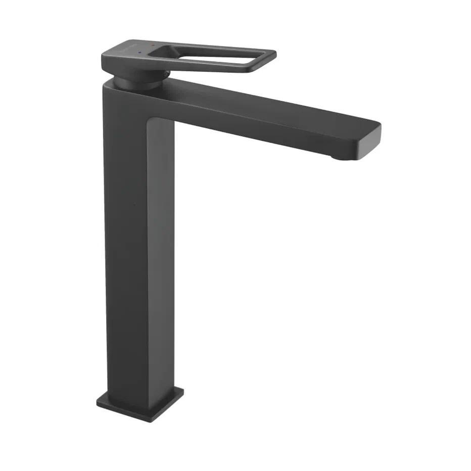 Изображение товара Смеситель для раковины Shevanik S6811H однорычажный цвет черный