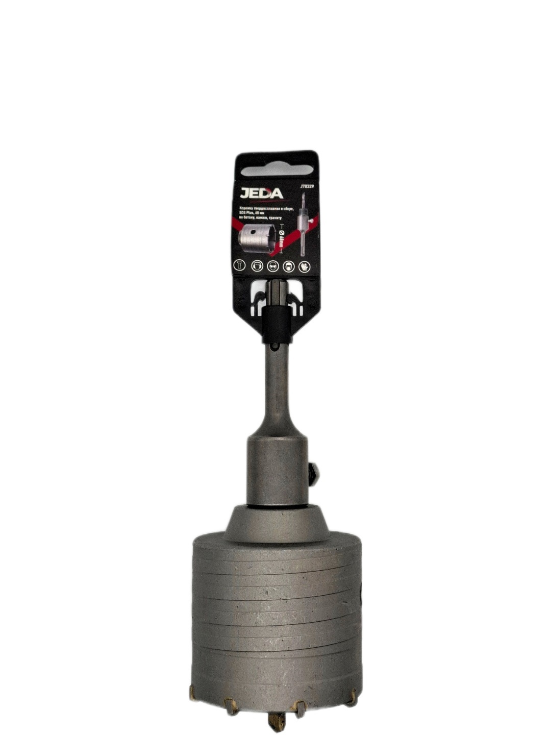 Изображение товара Коронка по бетону SDS Plus Jeda J70329 диаметр 68 мм для перфораторов