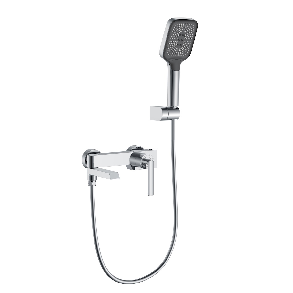 Изображение товара Современный однорычажный смеситель для ванны с душем Elghansa 3301 хром Германия