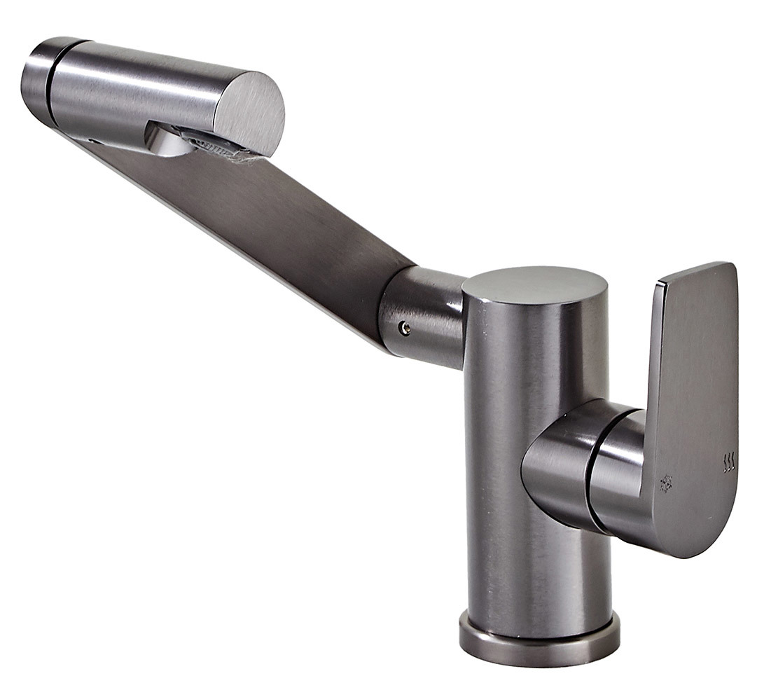 Изображение товара Смеситель для раковины Argotech 35-34 ALTRA однорычажный цвет графит