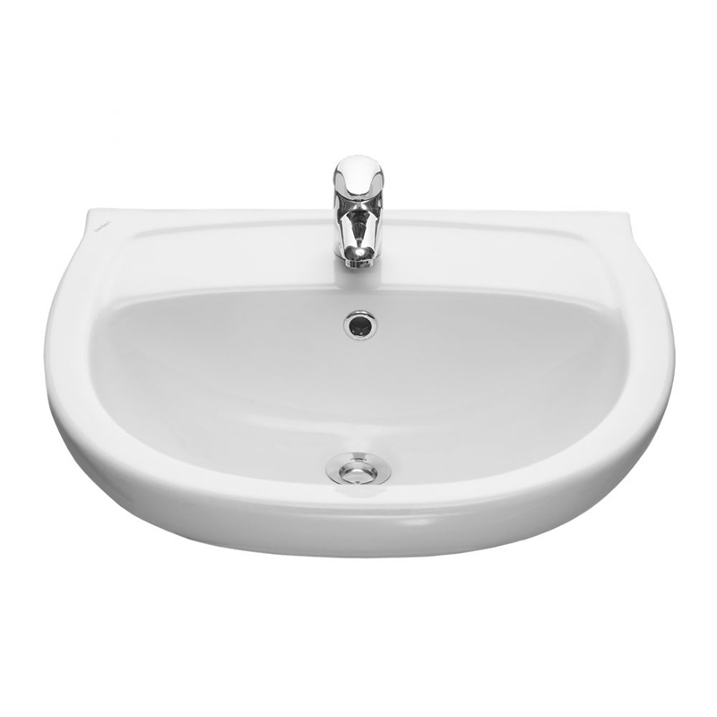 Изображение товара Раковина под пьедестал Santeri Версия 56.5 см белая Глянцевая