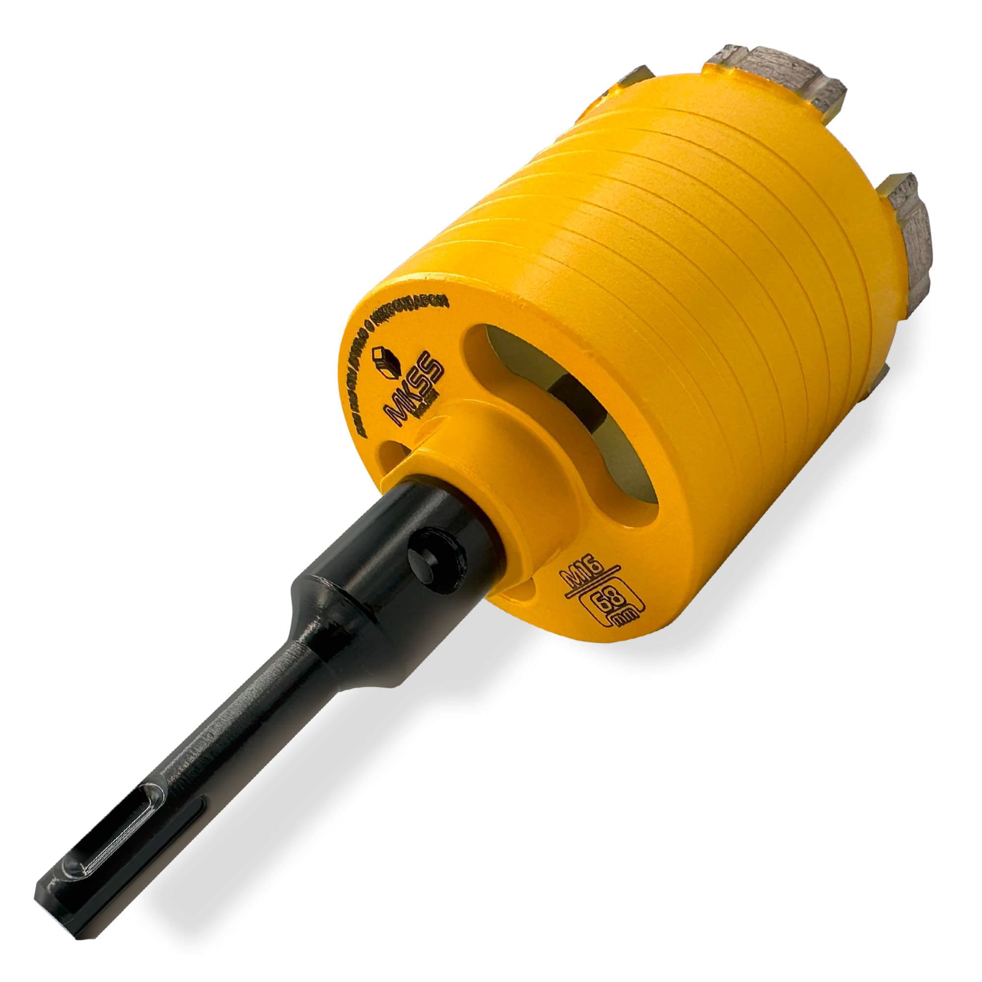 Изображение товара Алмазная коронка MicroImpulse MKSS SS20010068 68 мм для бетона кирпича и пенобетона