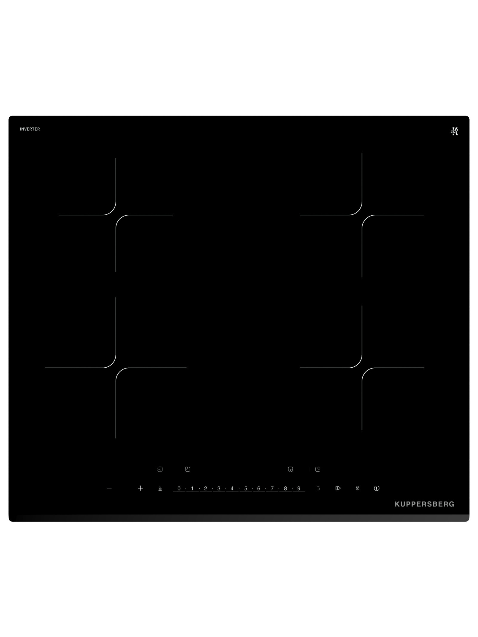 Изображение товара Электрическая варочная панель Kuppersberg ICI 609 59 см 4 конфорки цвет черный