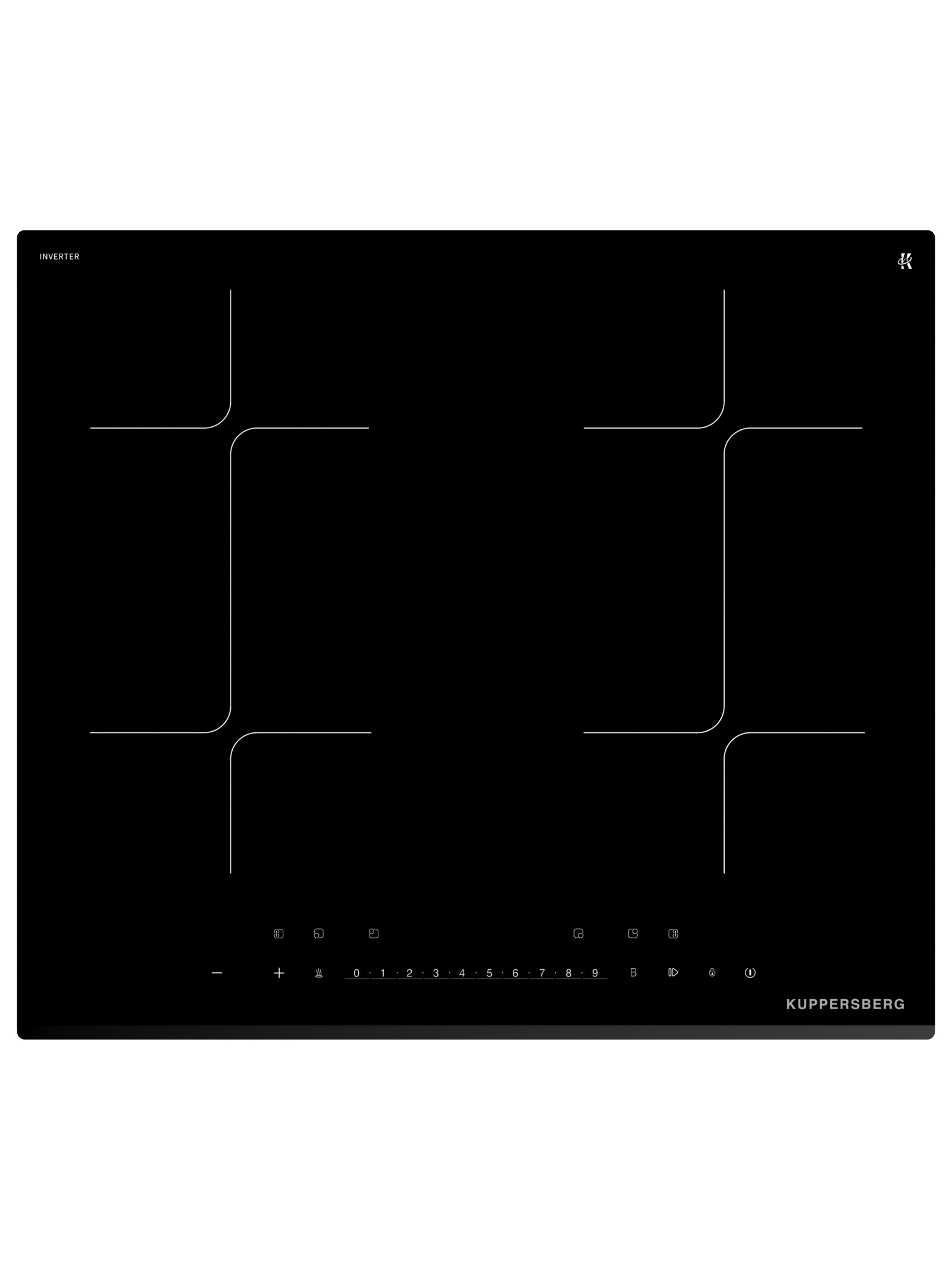Изображение товара Электрическая варочная панель Kuppersberg ICI 626 4 конфорки стеклокерамика
