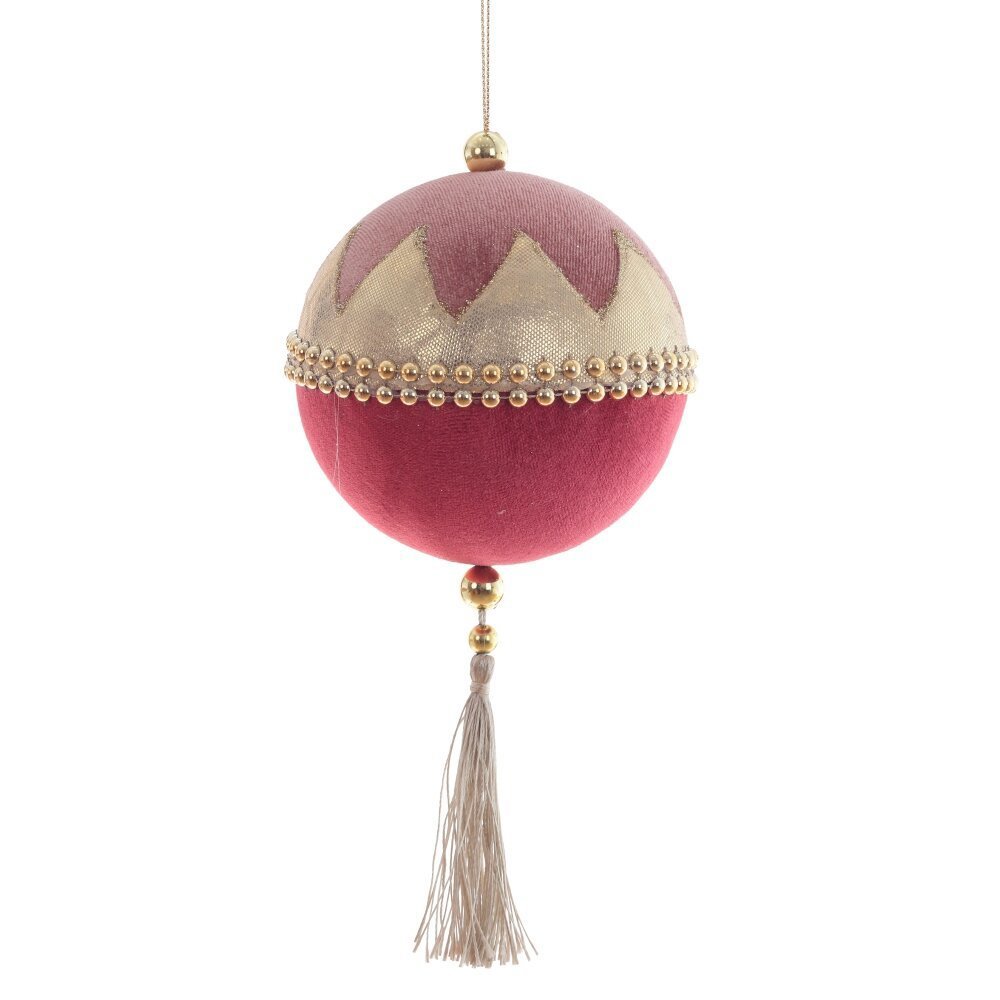 Изображение товара Елочный шар 811382 10 см ПВХ красный