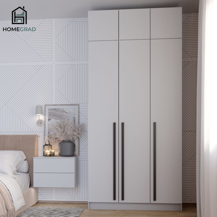 Изображение товара Шкаф Homegrad 015995/00 120x260x52 см ЛДСП цвет белый