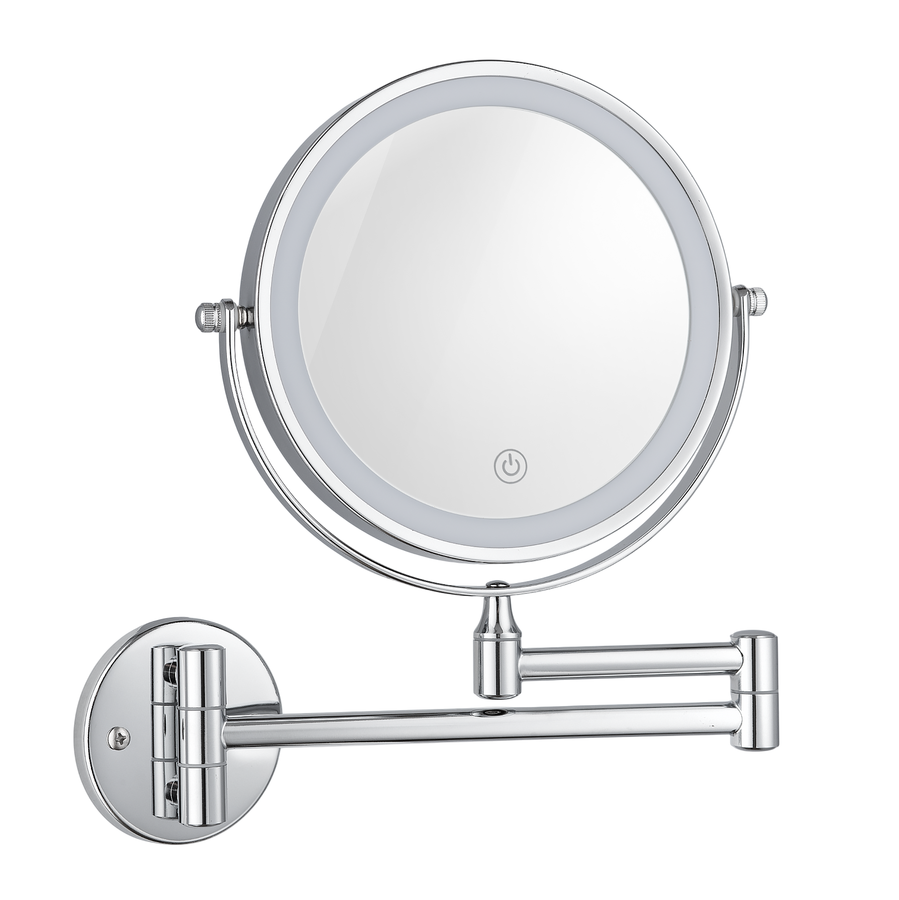 Изображение товара Зеркало косметическое настенное MIAMARK 23017529 с LED подсветкой 3x увеличения