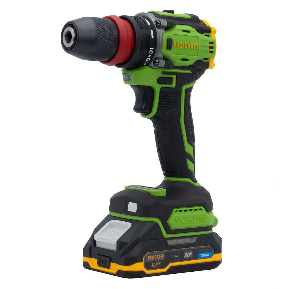 Изображение товара Аккумуляторный шуруповерт Procraft PA18Pro DFR 20 В с кейсом