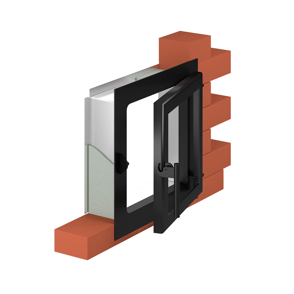 Изображение товара Монтажный тоннель Этна 460 375x345x120мм для печных дверок