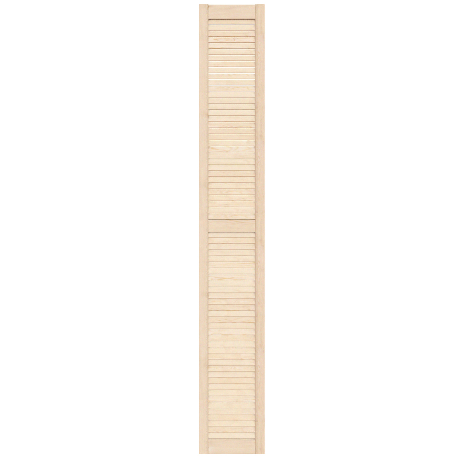 Изображение товара Деревянная жалюзийная дверь Timber&Style из сосны 202.5х34.4 см