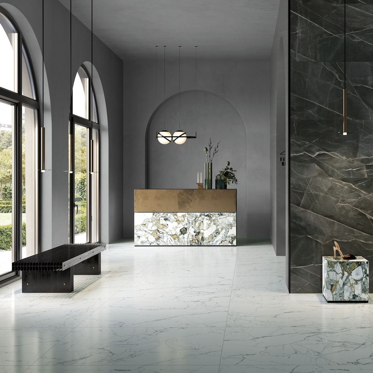 Изображение товара Керамогранит Vitra CityMarble 60x120 см белый, имитация камня