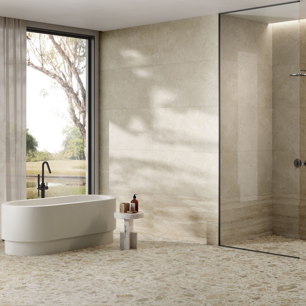 Изображение товара Керамогранит Vitra Citystone 60x120 см бежевый для внутренней и наружной облицовки