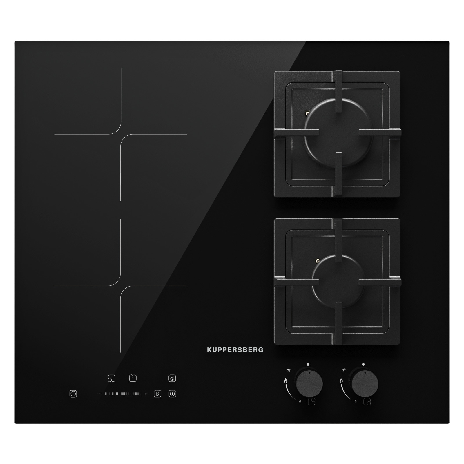 Изображение товара Электрическая варочная панель Kuppersberg IGS 601 59 см 4 конфорки цвет черный