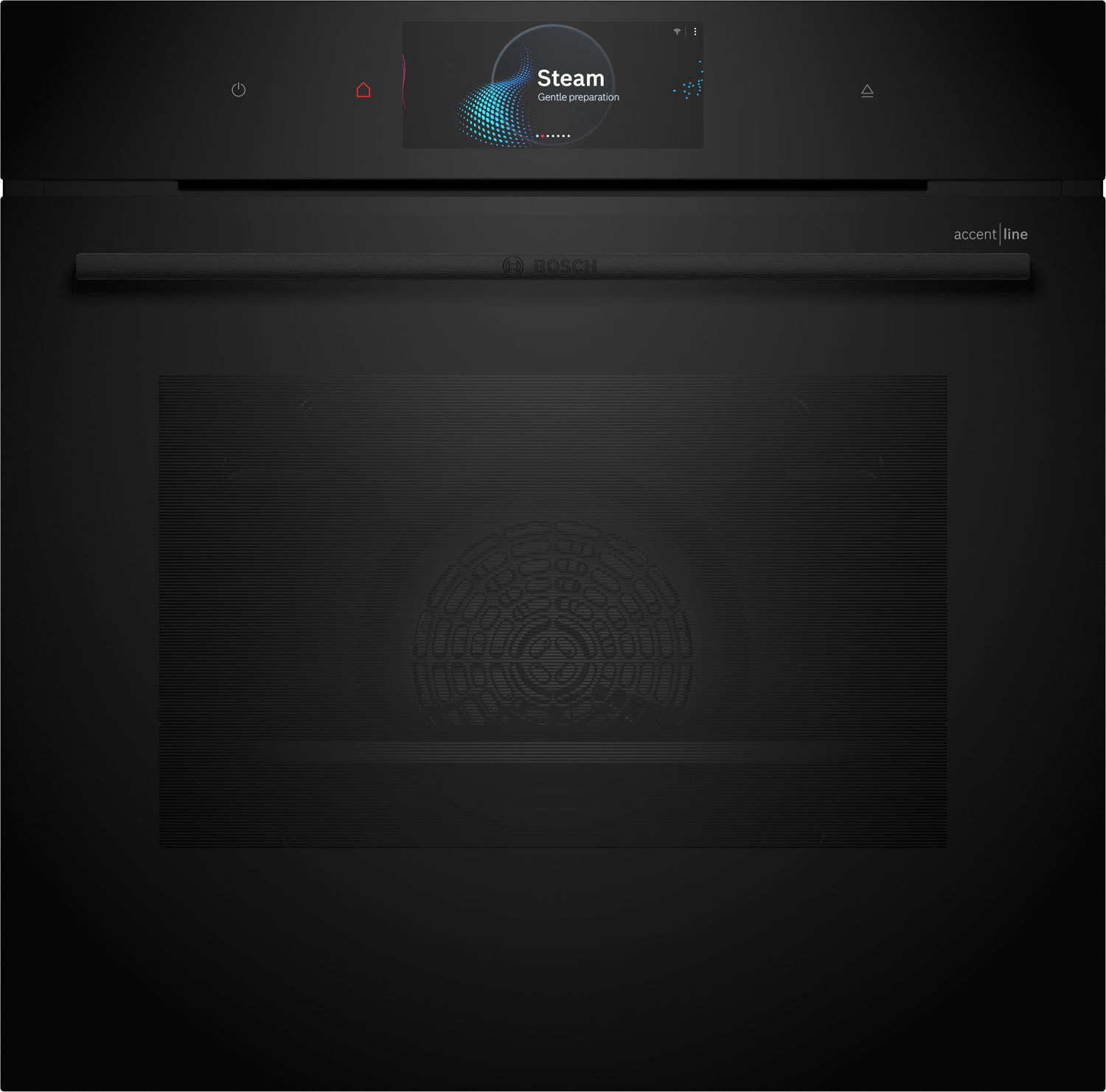 Изображение товара Встраиваемый электро духовочный шкаф Bosch HRG978NB1 черный с функциями Wi-Fi и пиролизом