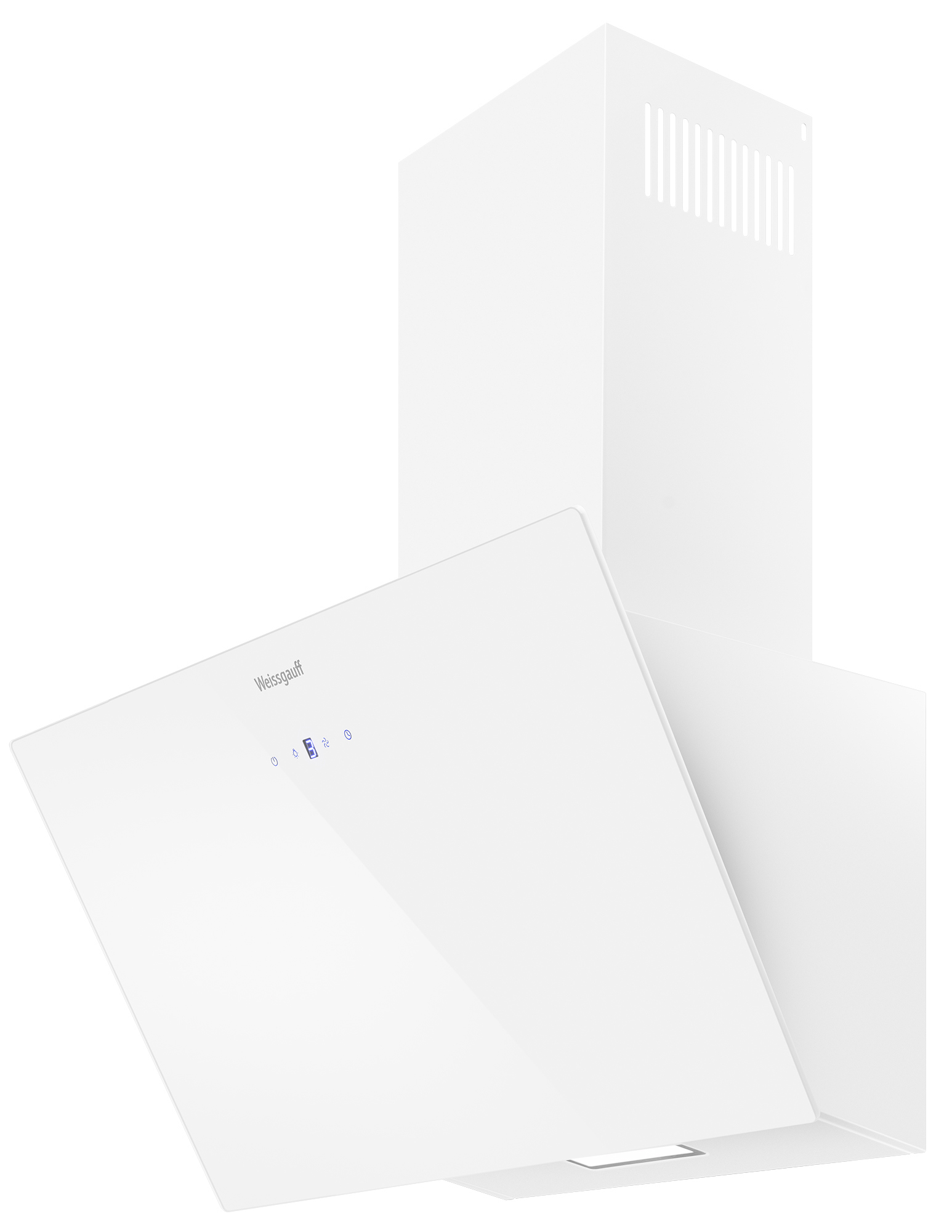 Изображение товара Вытяжка Weissgauff Yota 600 Touch White Glass 59.5 см белая