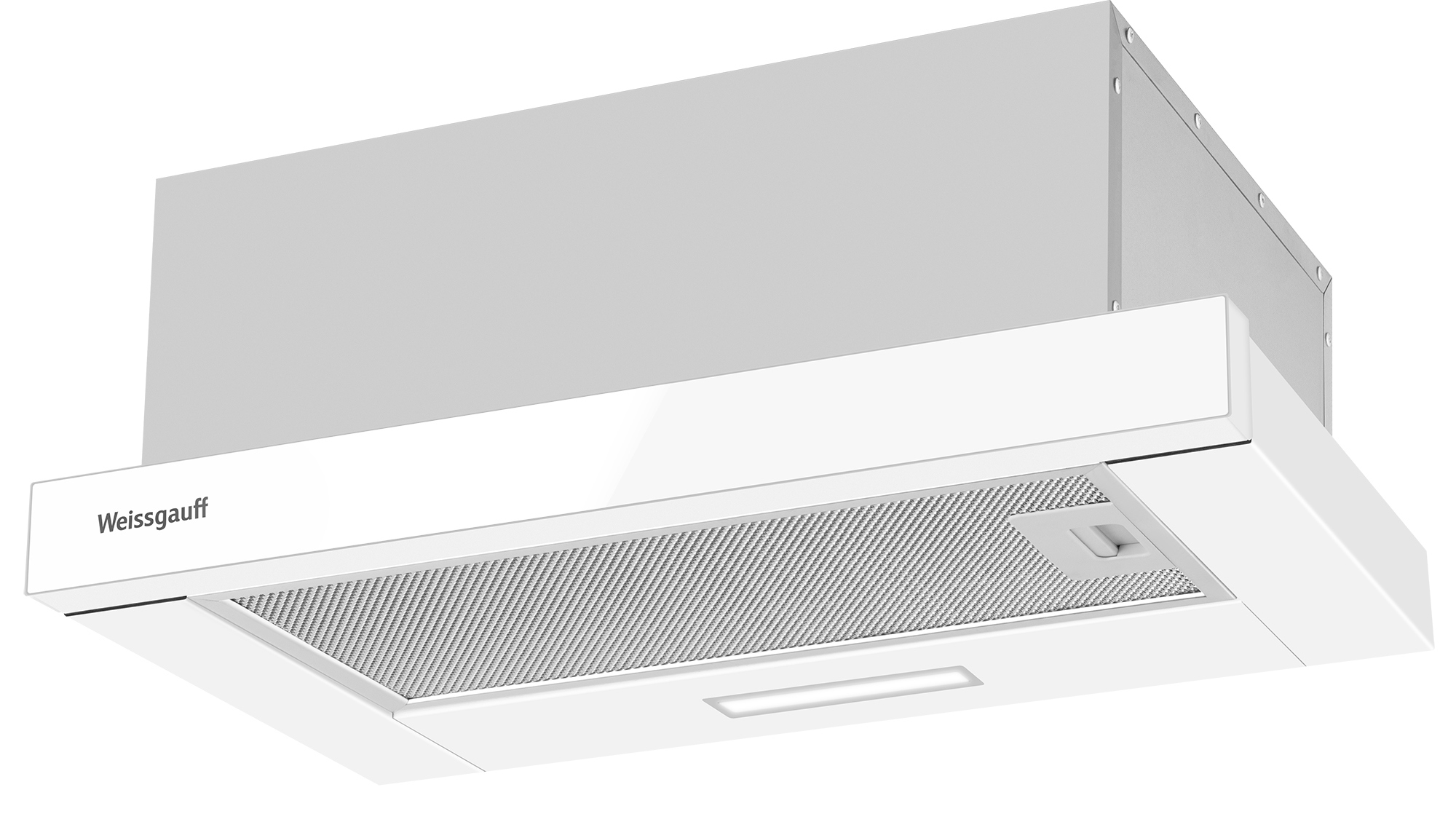 Изображение товара Встроенная вытяжка Weissgauff TEL 500 White Glass 50 см для кухни