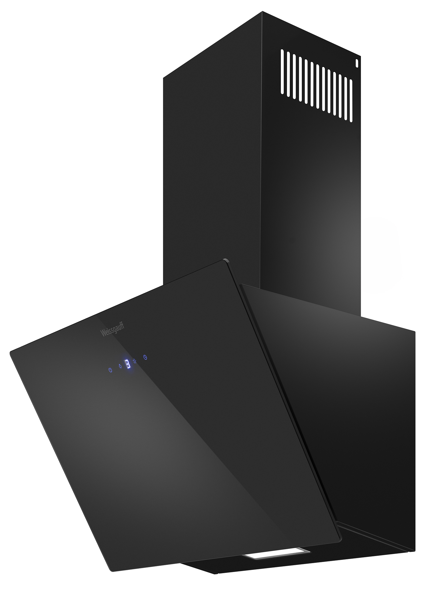 Изображение товара Вытяжка Weissgauff Yota 500 Touch Black Glass 49.5 см черный стильная и мощная