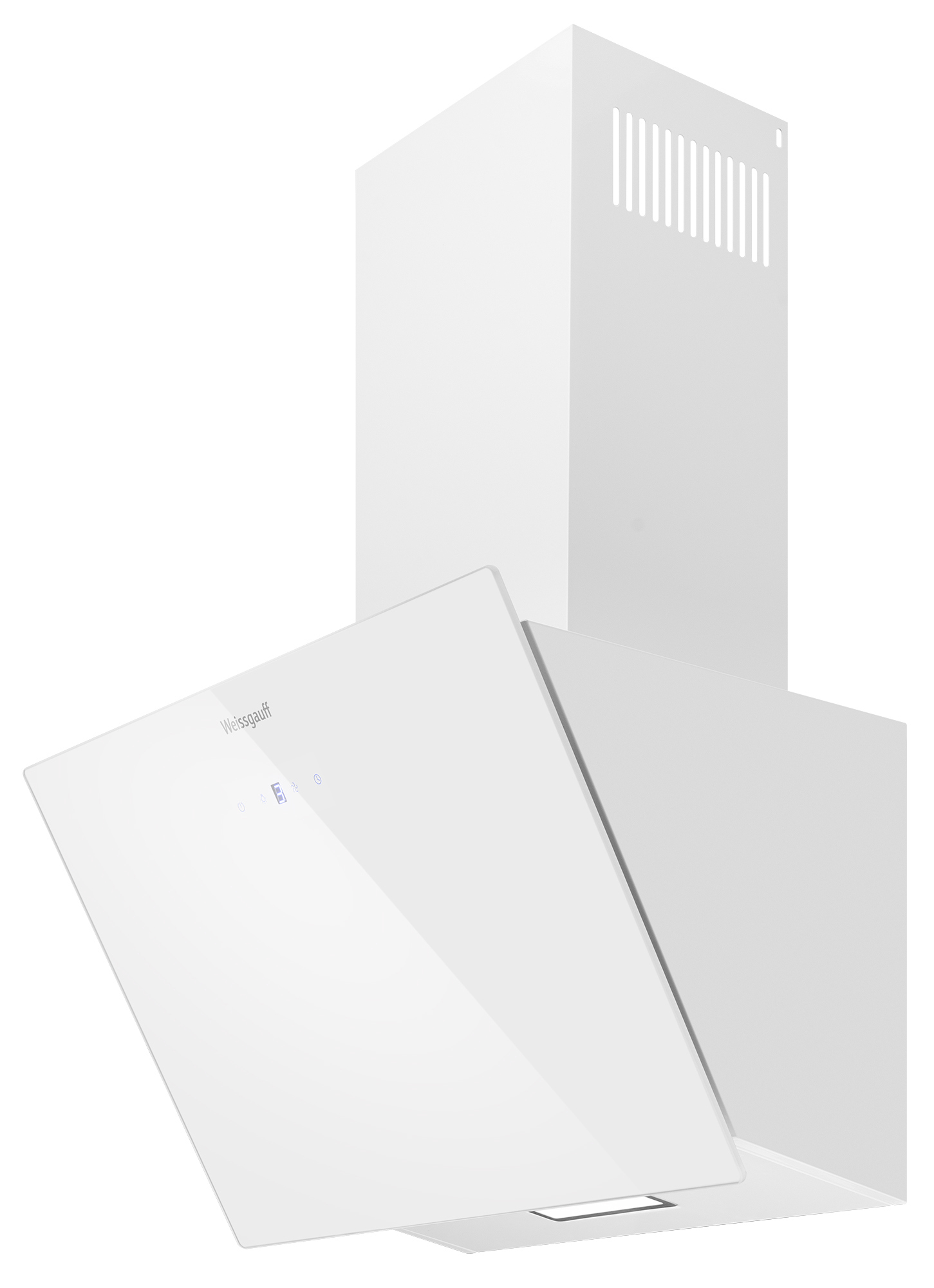 Изображение товара Вытяжка Weissgauff Yota 500 Touch White Glass 49.5 см белая