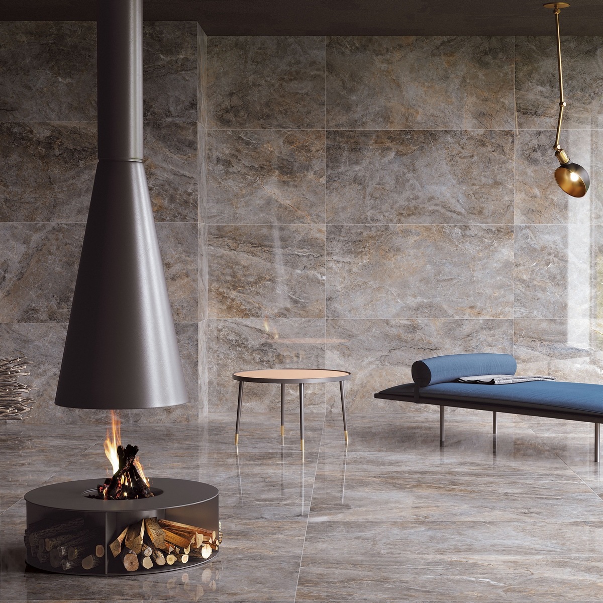 Изображение товара Керамогранит Vitra Marble-x 60x120 K949750LPR01VTEP 60x120см цвет серый;темно-серый