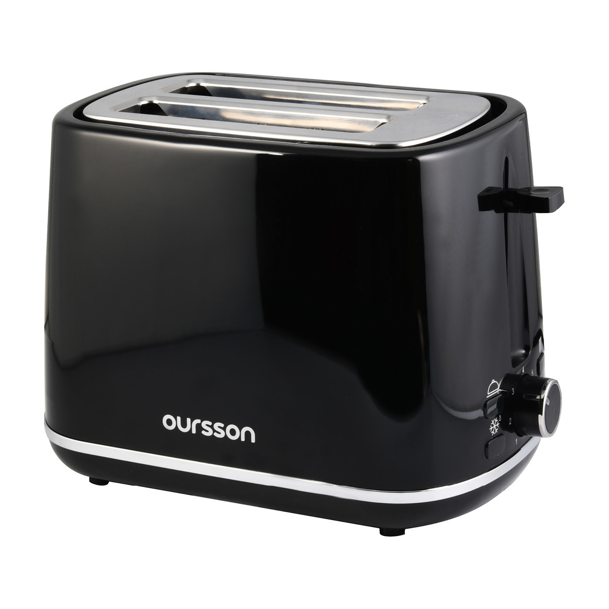 Изображение товара Тостер Oursson Ts2112 черный 2 ломтика мощность 930 Вт
