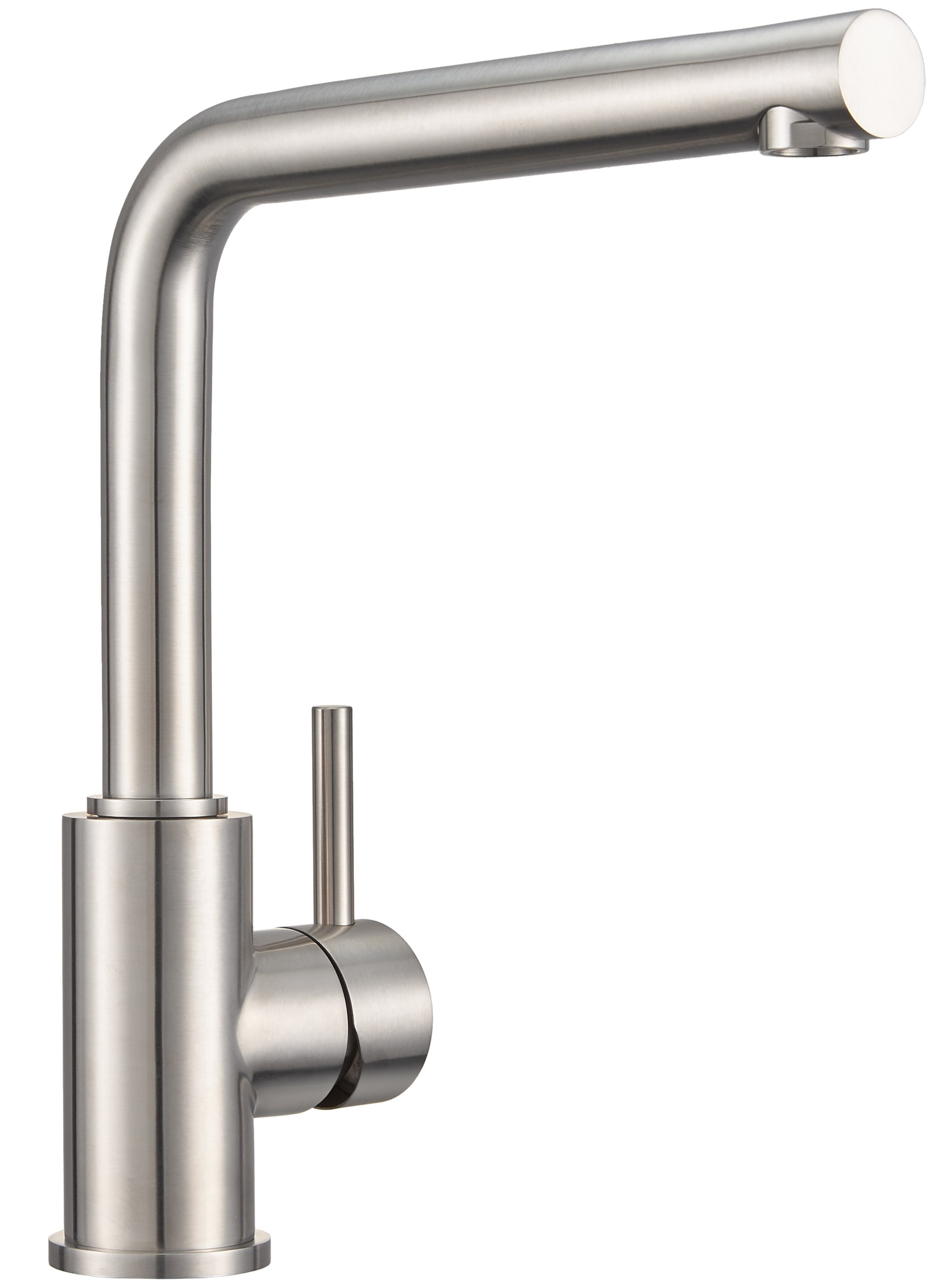 Изображение товара Однорычажный кухонный смеситель Milacio MCU.555.ss нержавеющая сталь 27 см