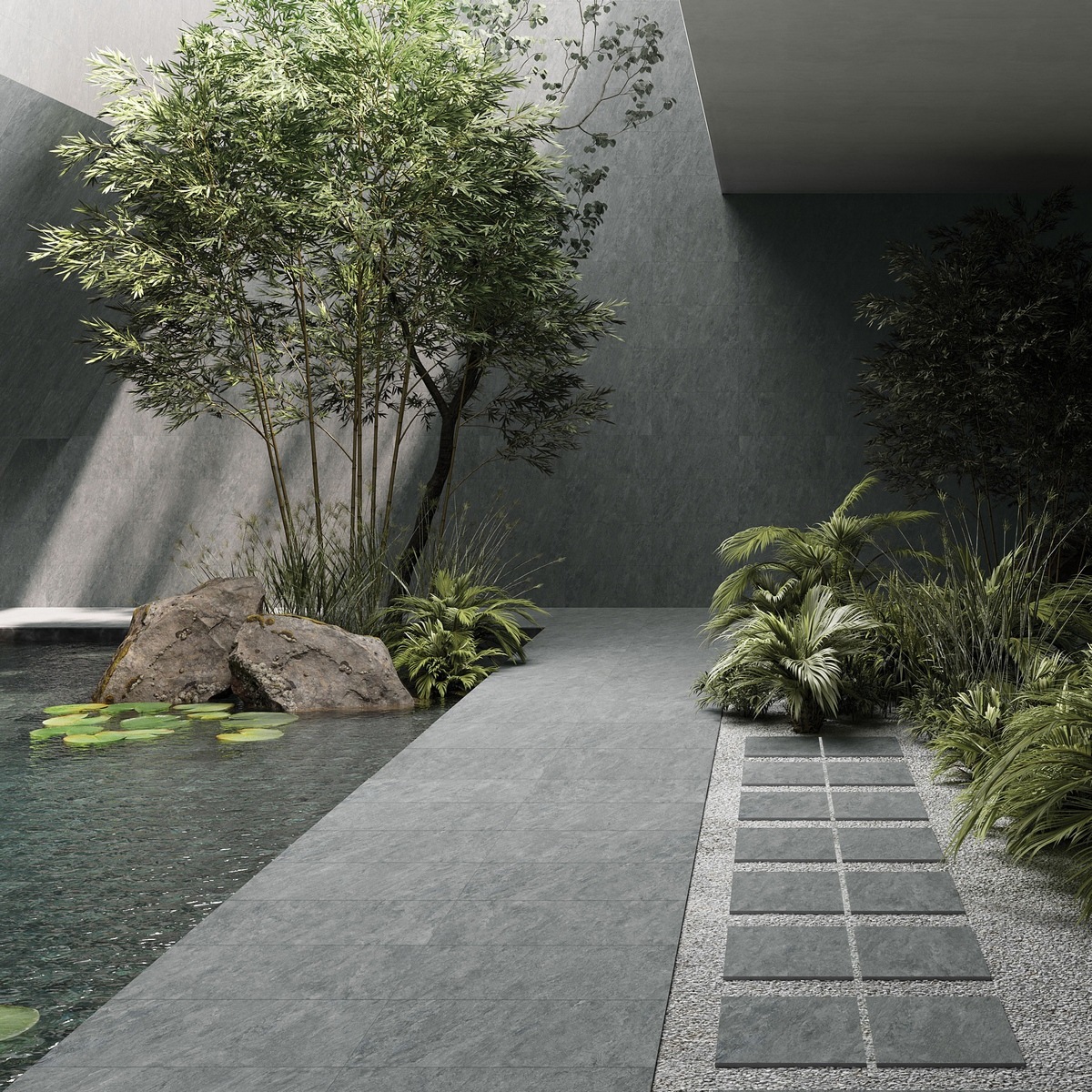 Изображение товара Керамогранит 600x600 мм Vitra Quarstone серый для пола и стены