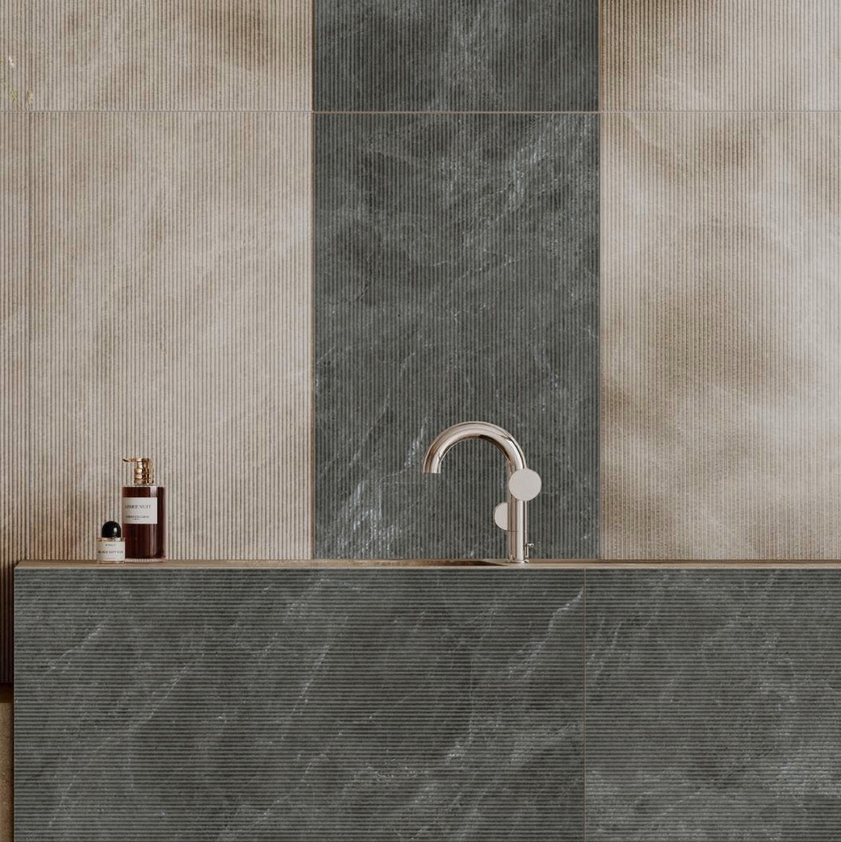 Изображение товара Керамогранит Vitra Rigato 60x120 см серый для внутренних и наружных полов и стен