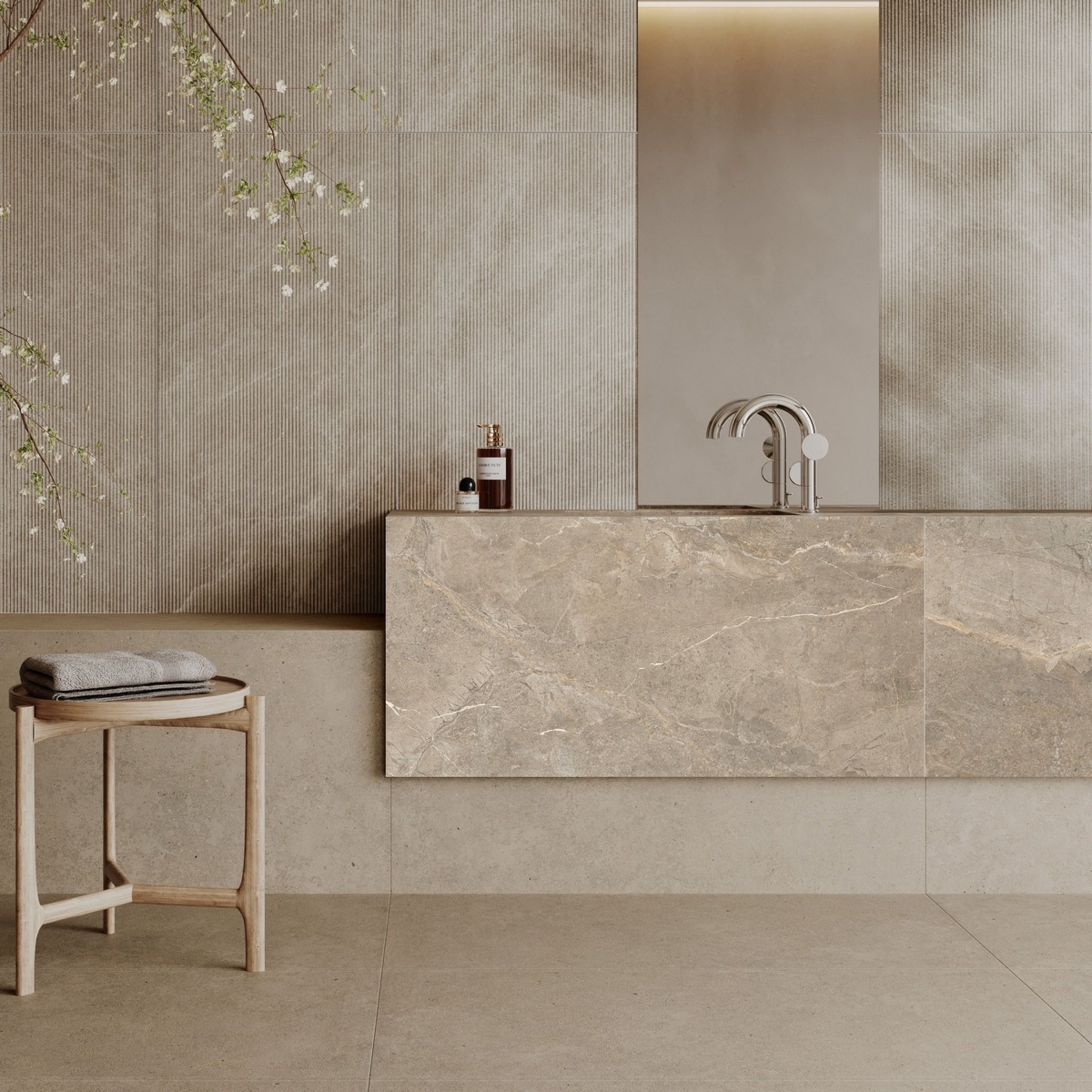 Изображение товара Керамогранит Vitra Stonesystem K948101 для стен и пола 60x120 см коричневый