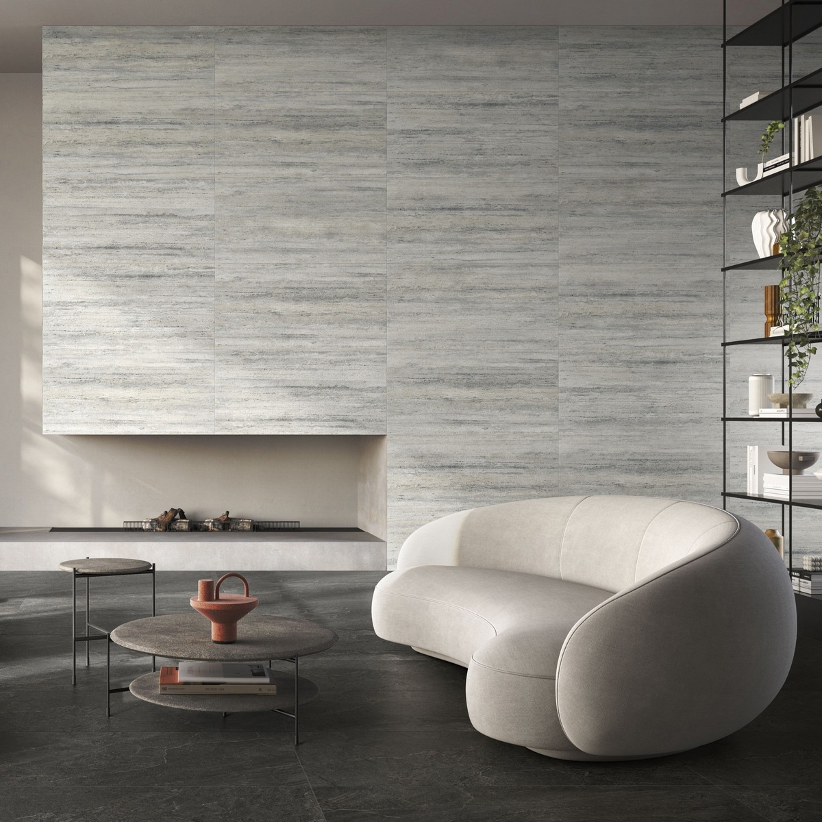 Изображение товара Керамогранит Vitra Stonesystem 60x120 см серый для пола и стены