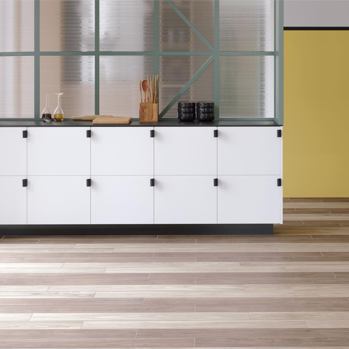 Изображение товара Керамогранит Vitra Wood-X 20x120 темно-коричневый для пола и стен