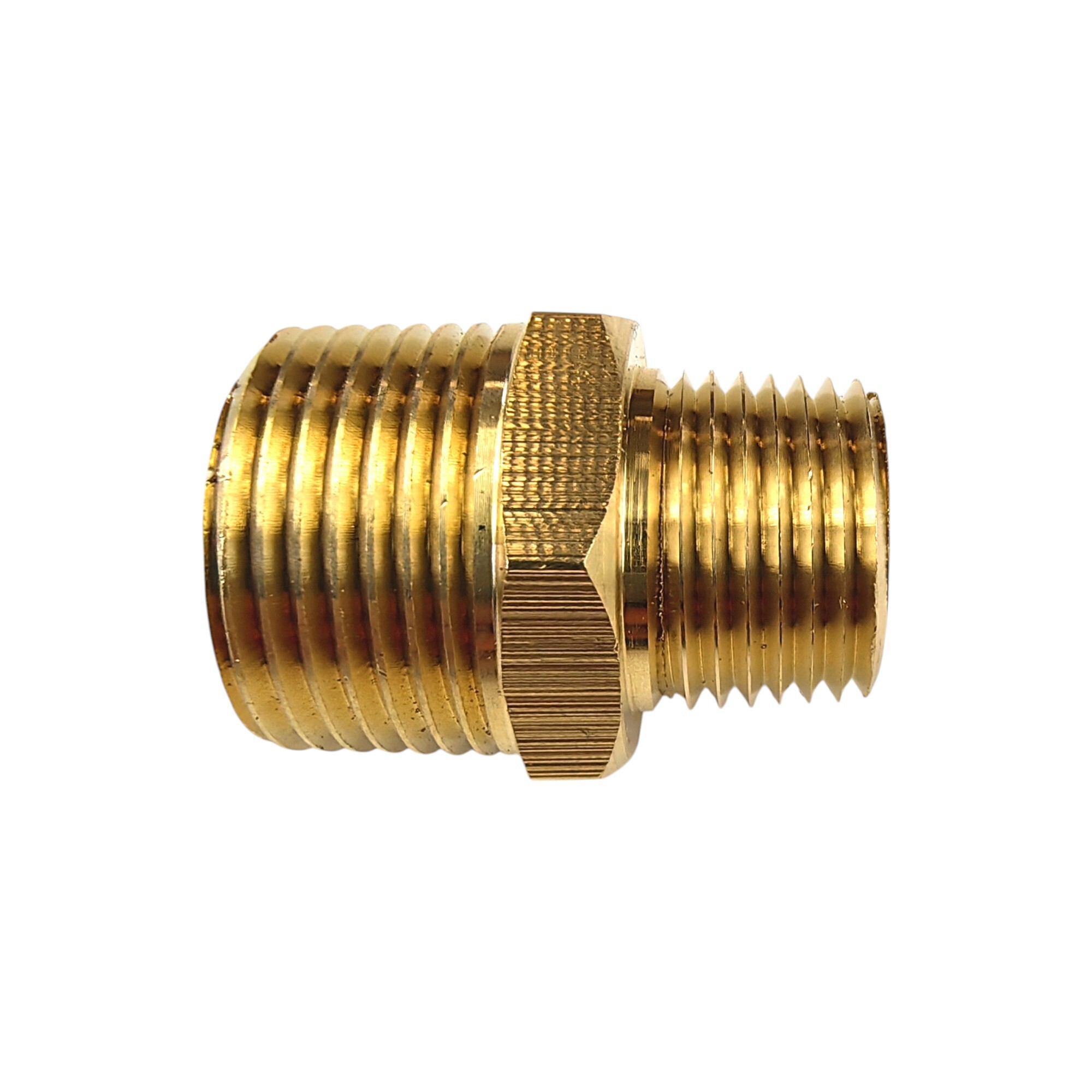 Изображение товара Ниппель Профитт латунный переходной пневмо 3/4" НР X 1/2" НР