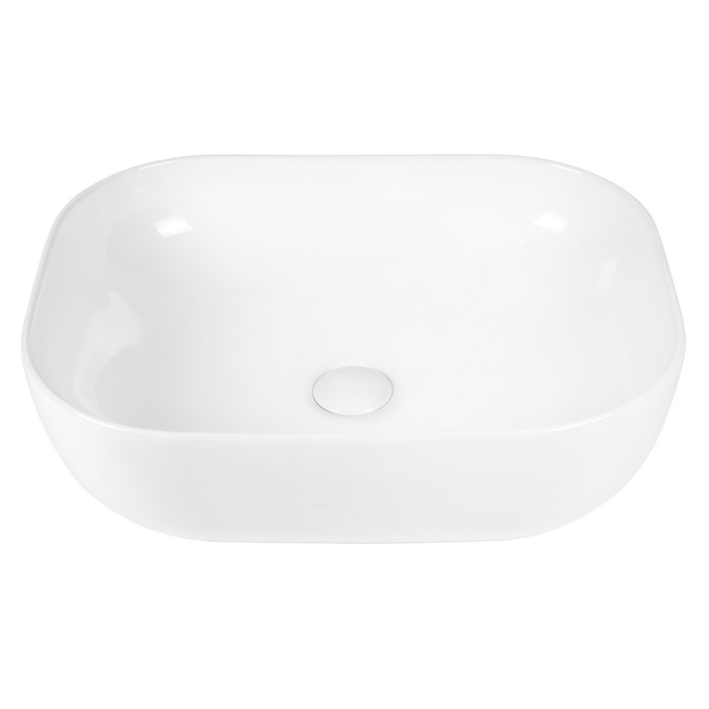 Изображение товара Раковина накладная Bond cube SLM61500 50 см белый глянец